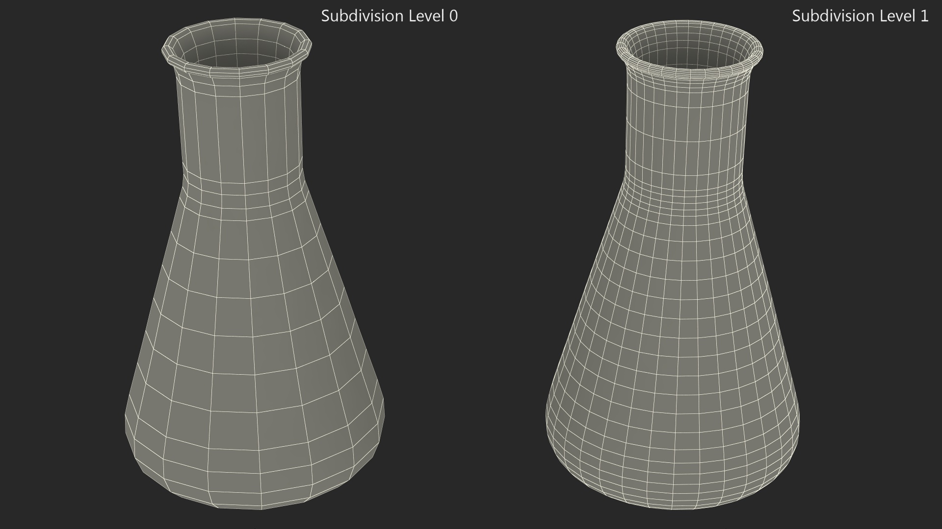 3D Conical Flask 50ml model