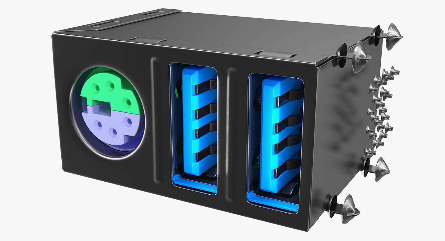 3D KBMS USB Connector model