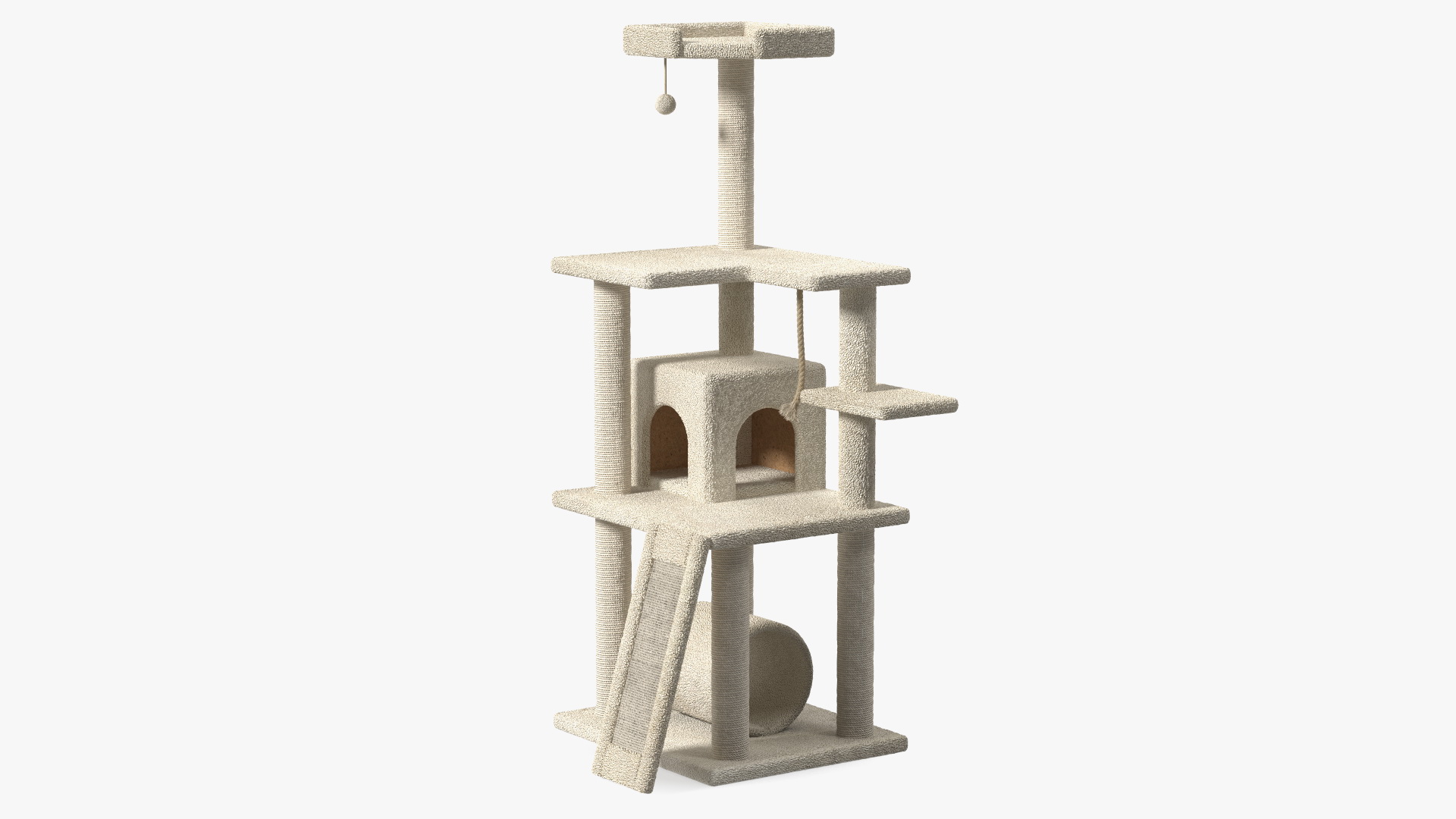 3D Cat Tree 5-Level