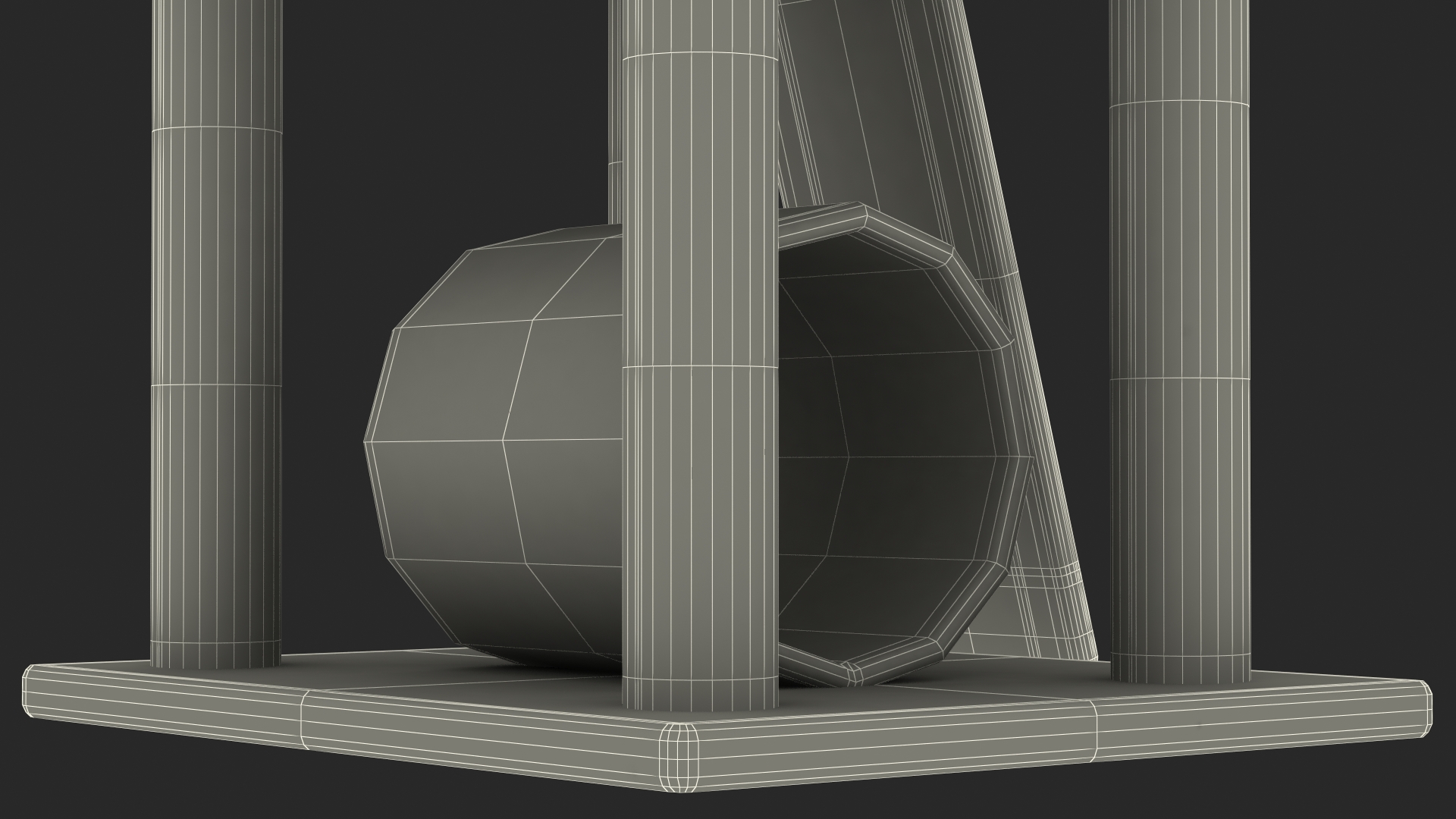 3D Cat Tree 5-Level