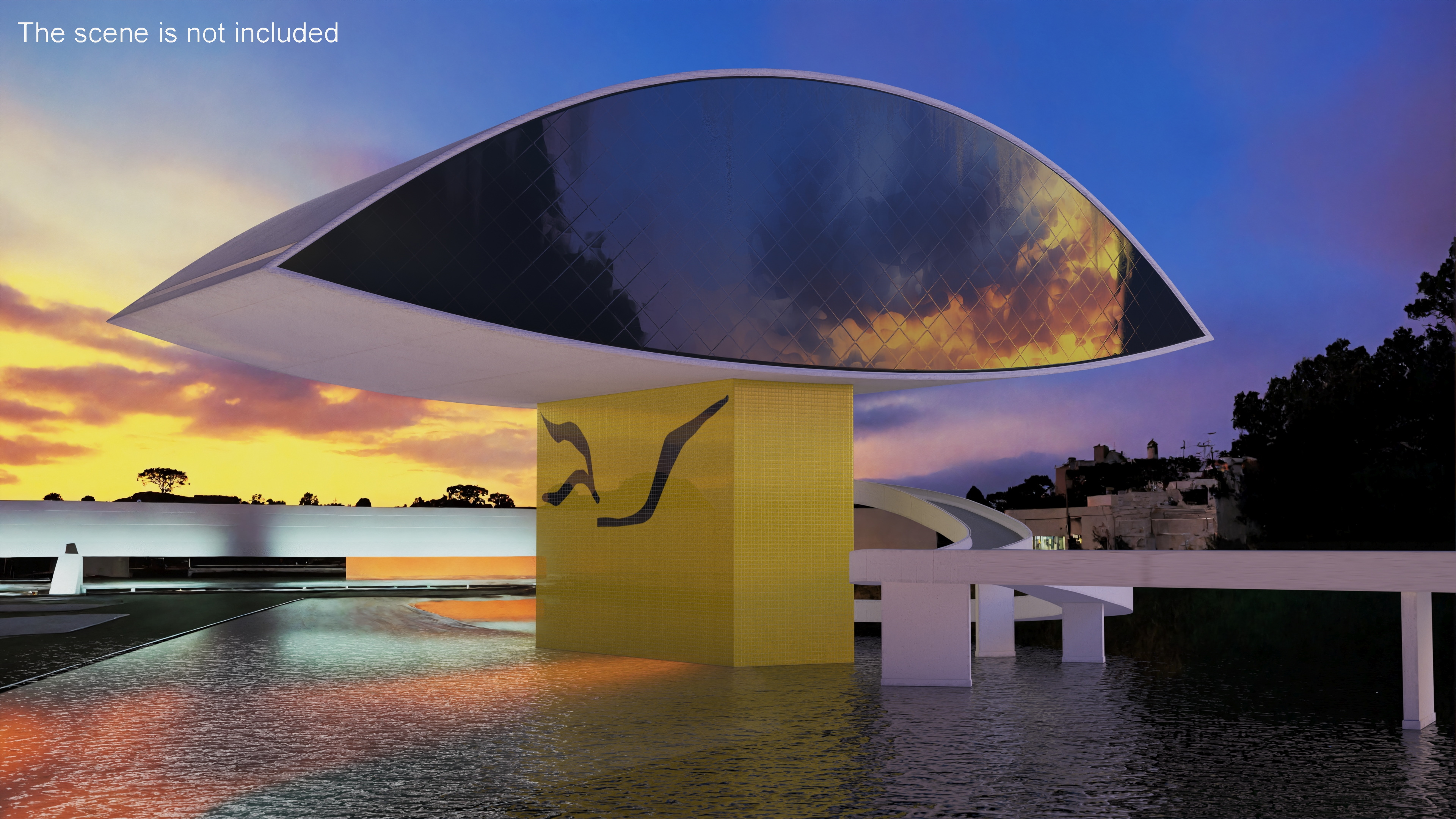3D model Museu Oscar Niemeyer