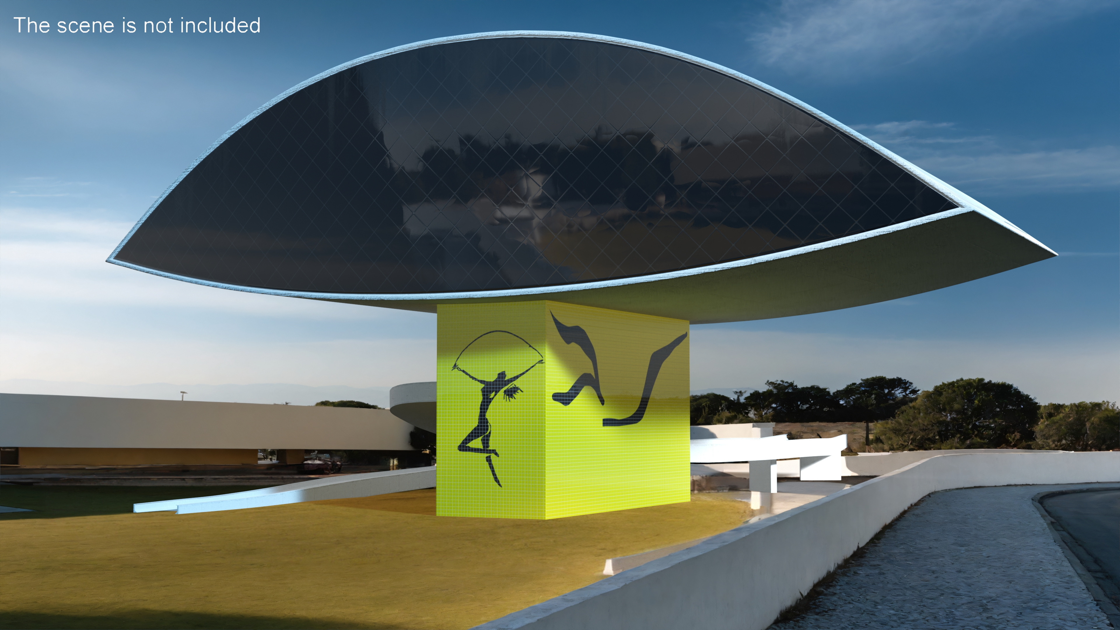 3D model Museu Oscar Niemeyer