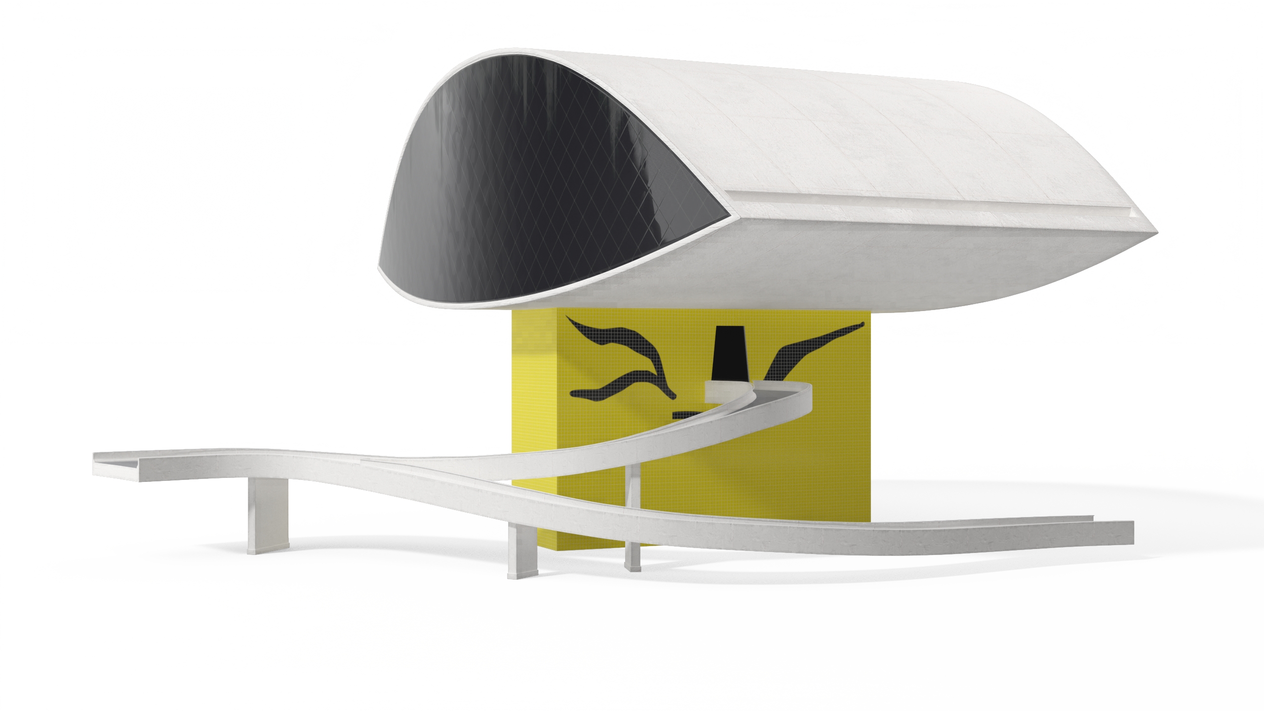 3D model Museu Oscar Niemeyer