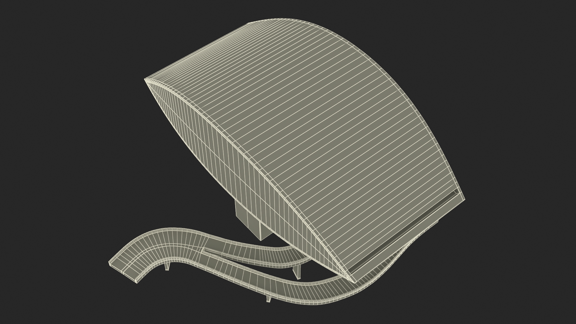 3D model Museu Oscar Niemeyer