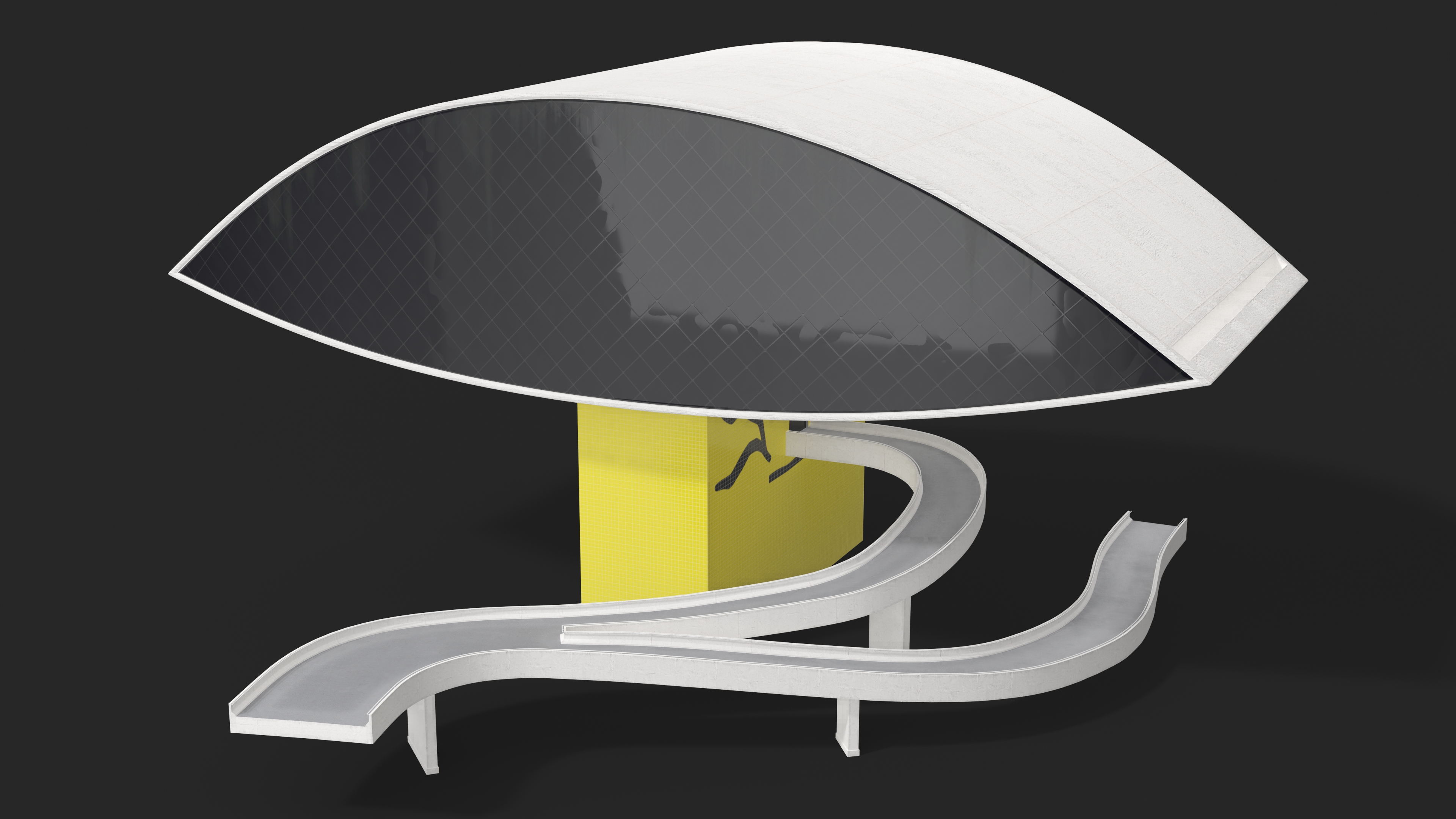 3D model Museu Oscar Niemeyer