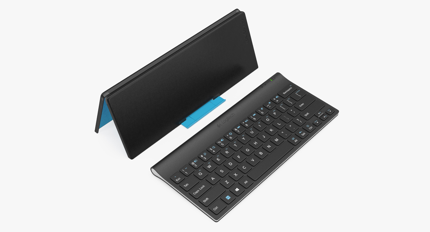 3D Logitech Tablet Keyboard for iPad model