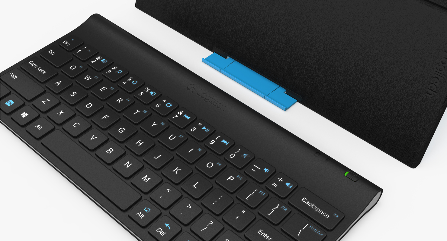 3D Logitech Tablet Keyboard for iPad model
