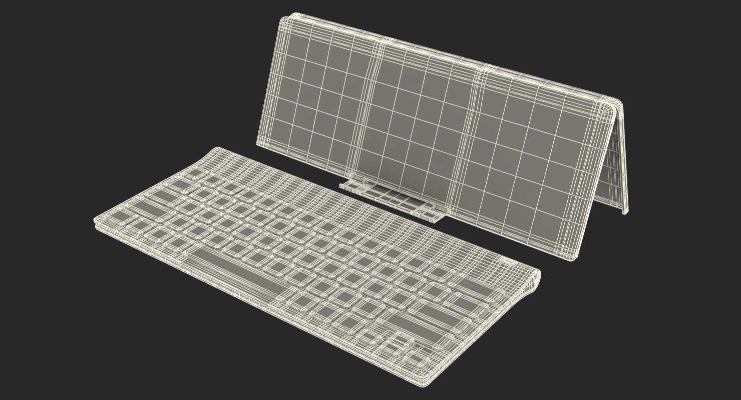 3D Logitech Tablet Keyboard for iPad model