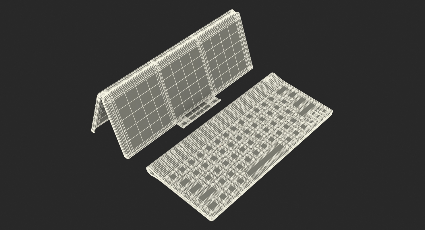 3D Logitech Tablet Keyboard for iPad model