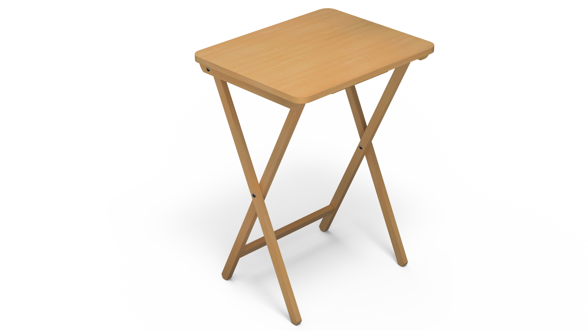 3D model Wooden Folding Table