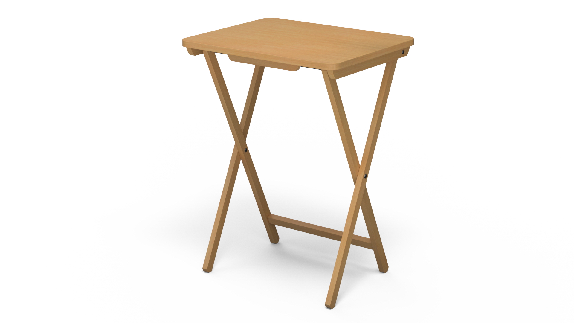 3D model Wooden Folding Table