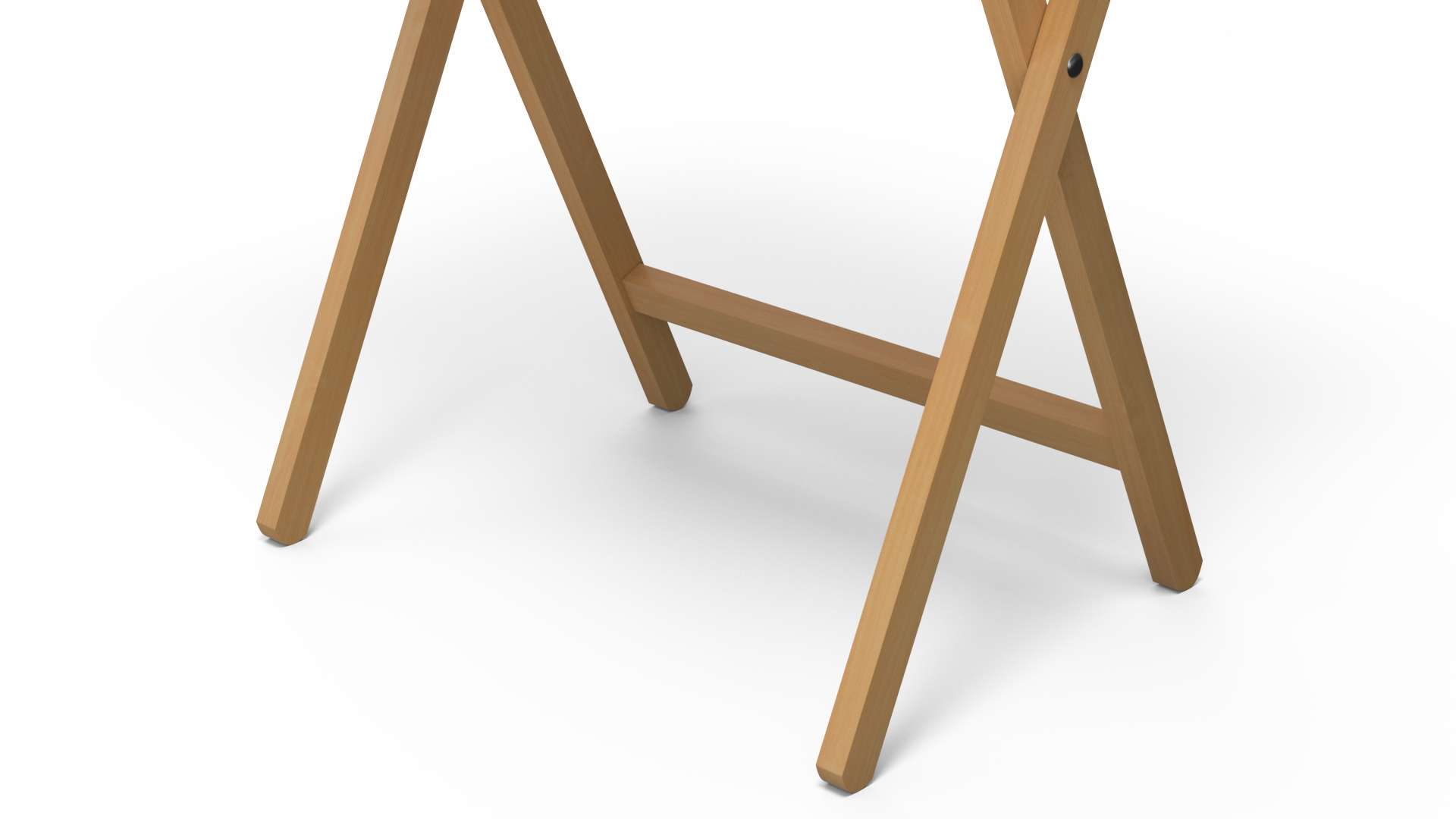 3D model Wooden Folding Table