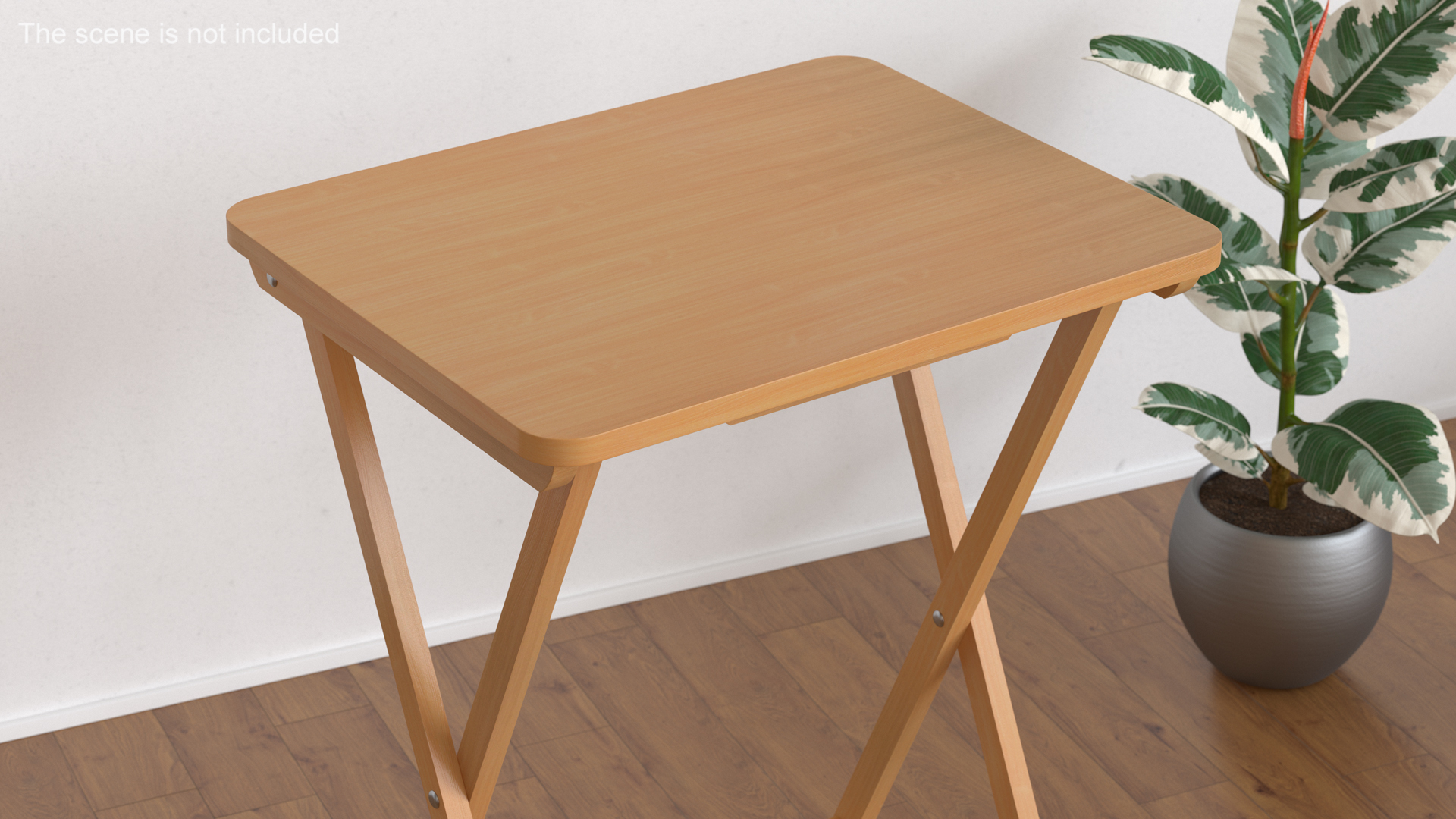 3D model Wooden Folding Table