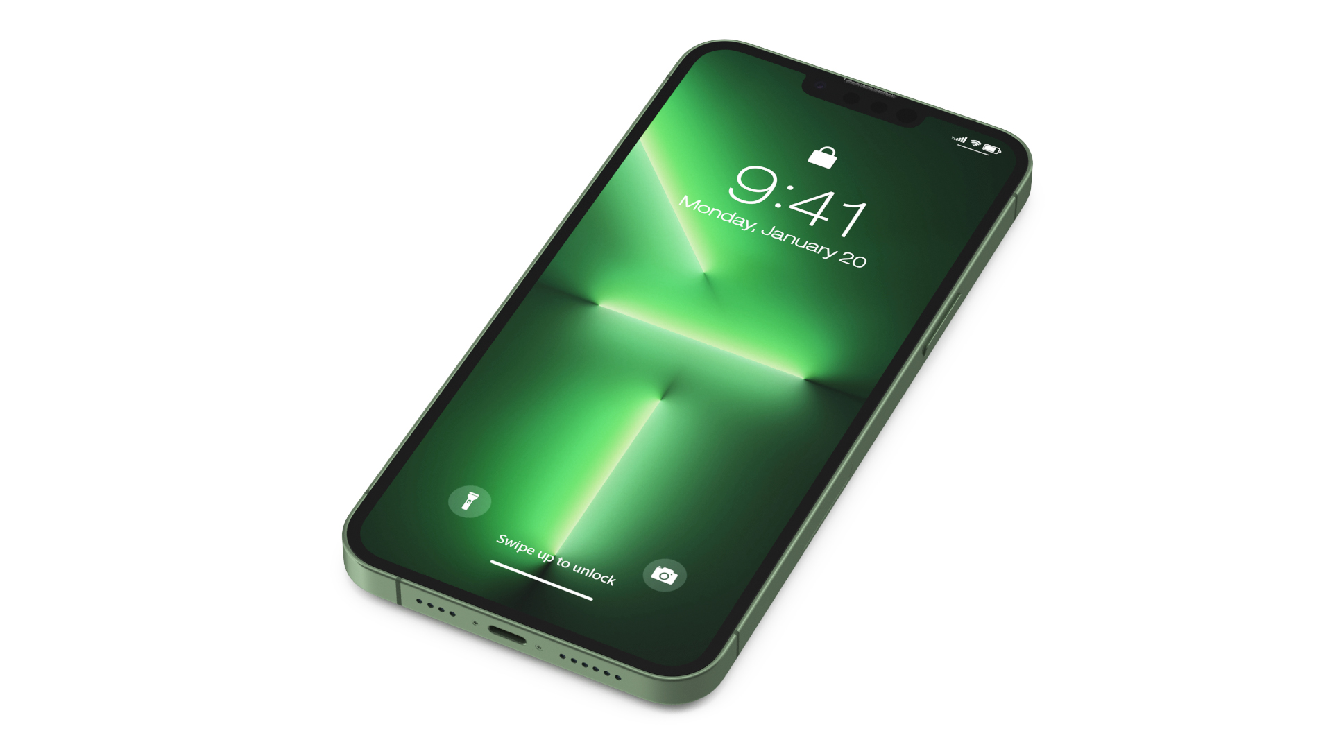 3D model iPhone 13 Pro Max Sierra Green