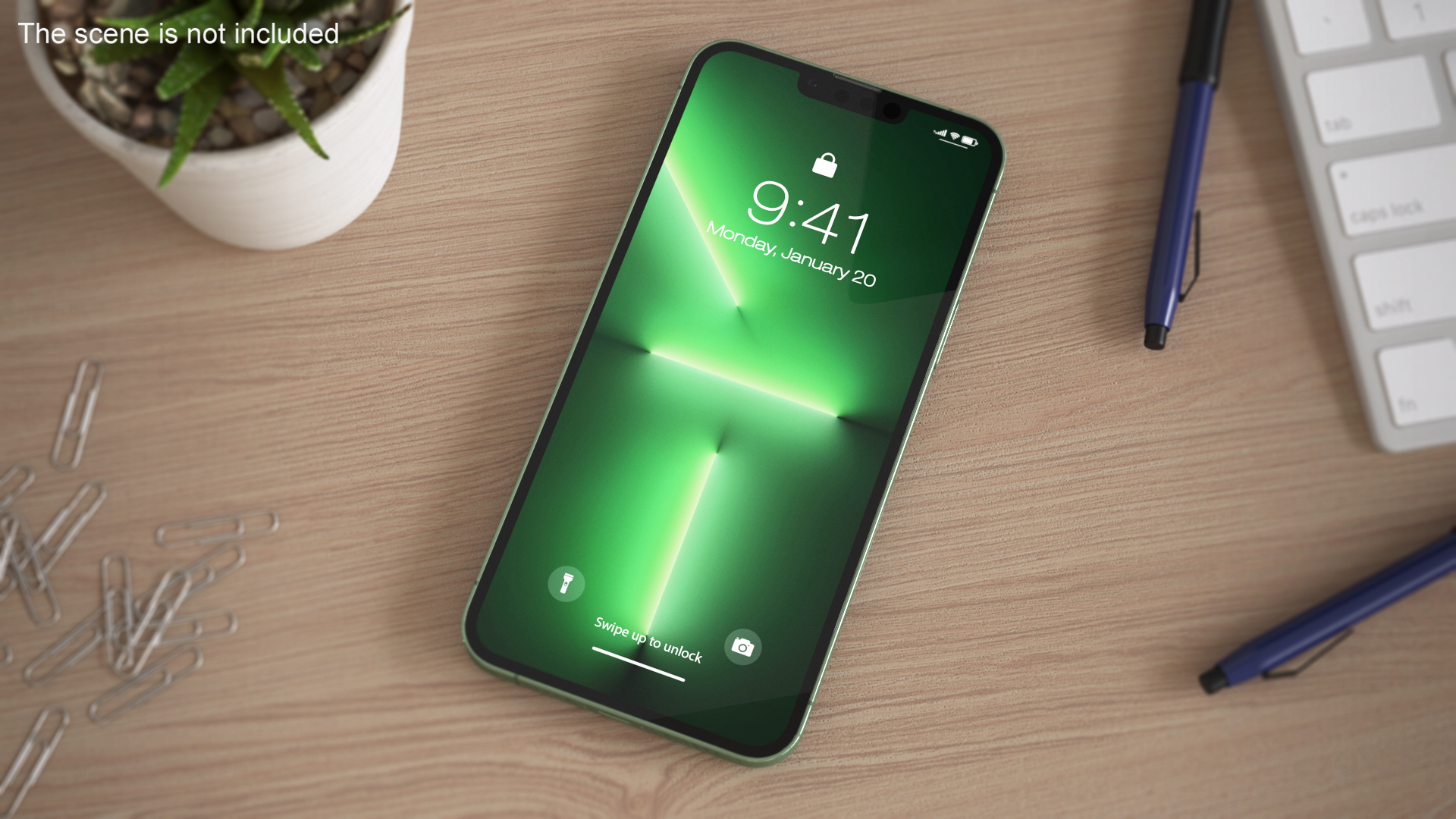 3D model iPhone 13 Pro Max Sierra Green
