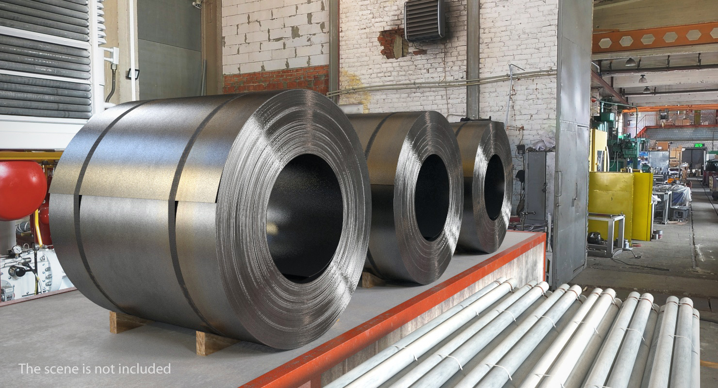 Cold Rolled Steel Roll 3D