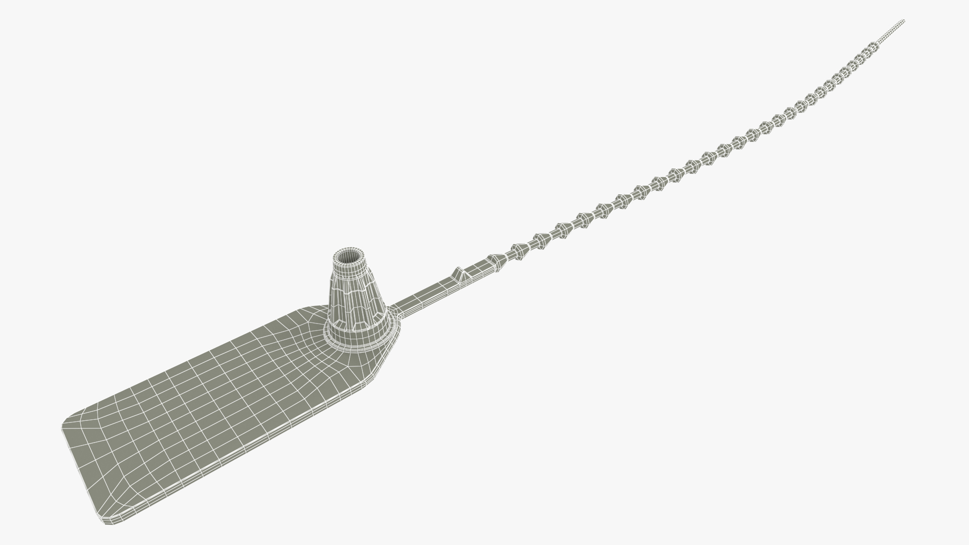 Plastic Tamper Seal 3D model