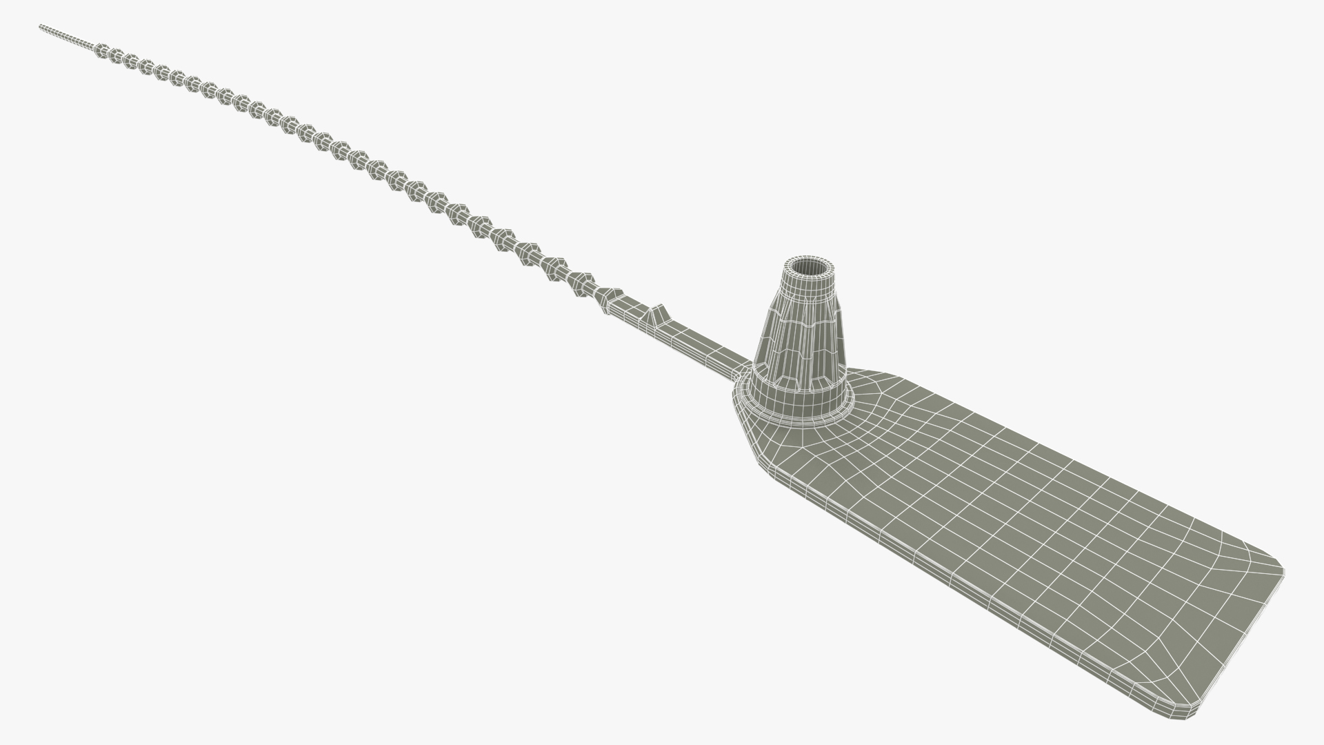 Plastic Tamper Seal 3D model