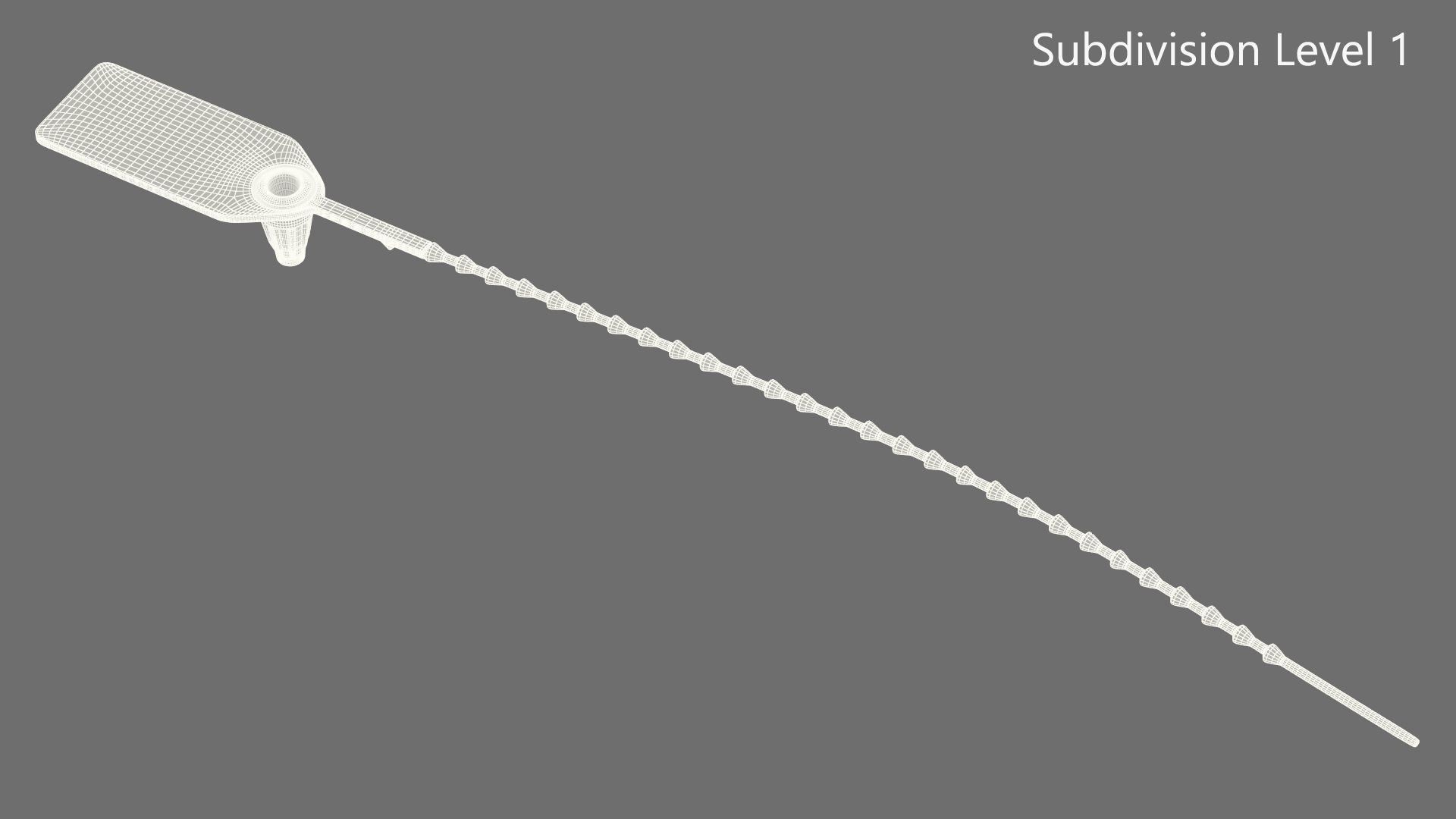 Plastic Tamper Seal 3D model