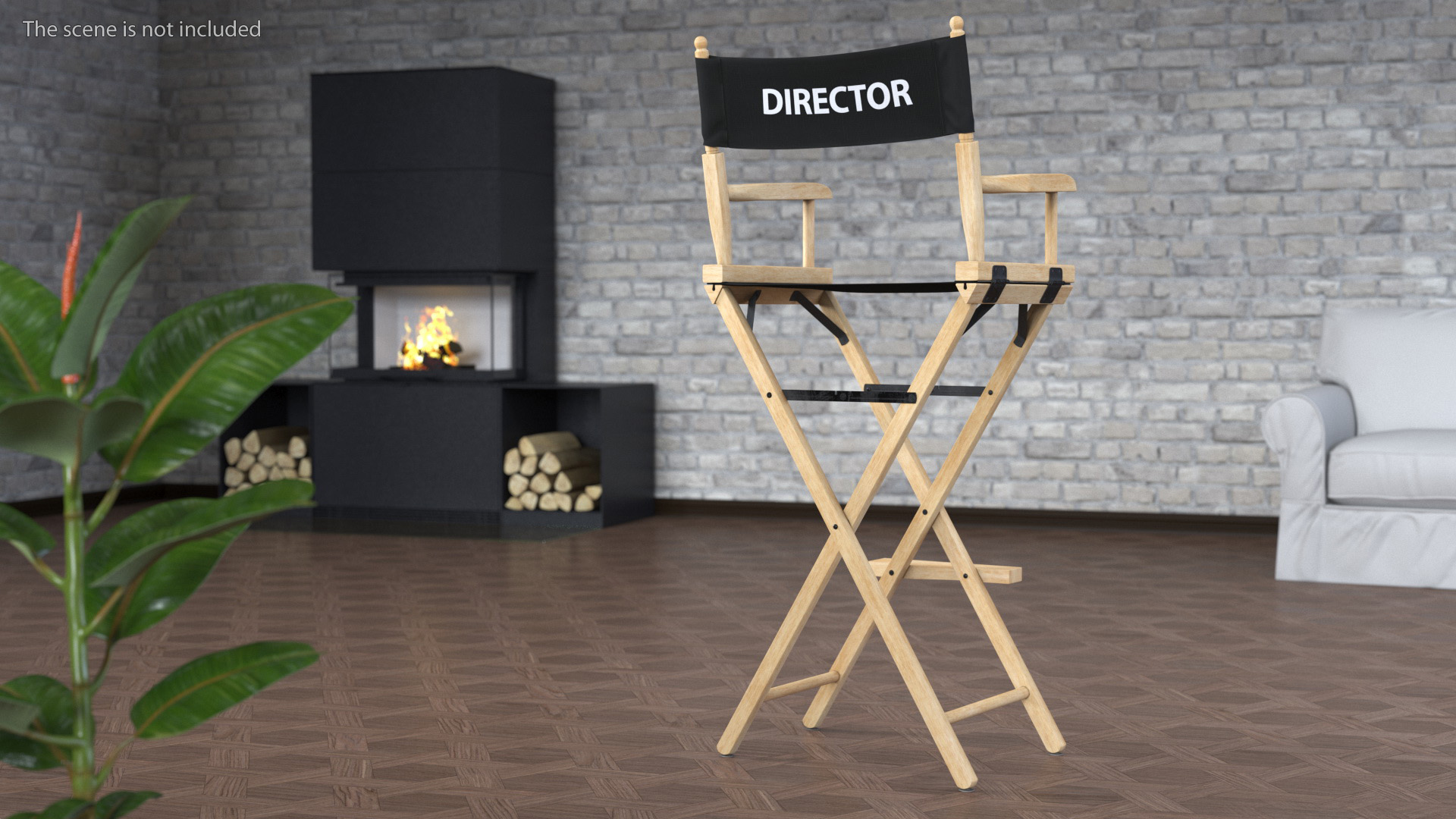 Tall Director Chair 3D model