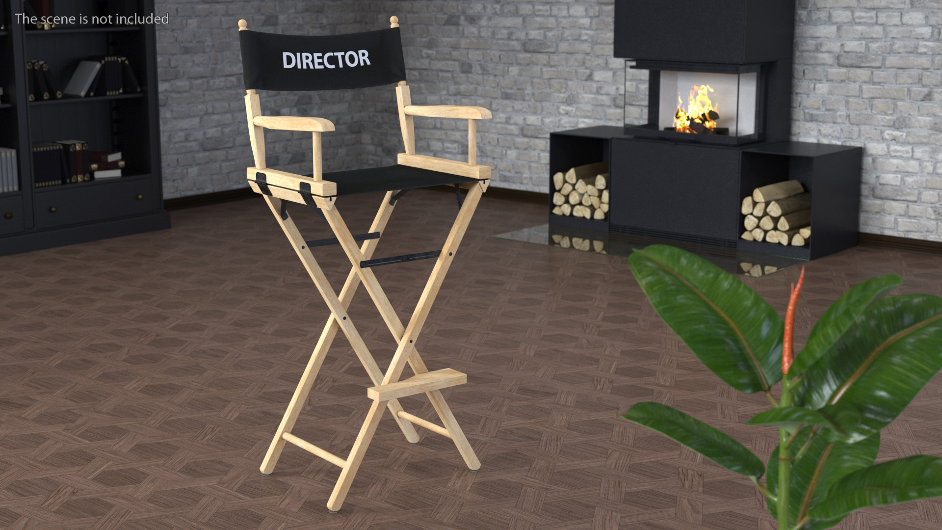 Tall Director Chair 3D model