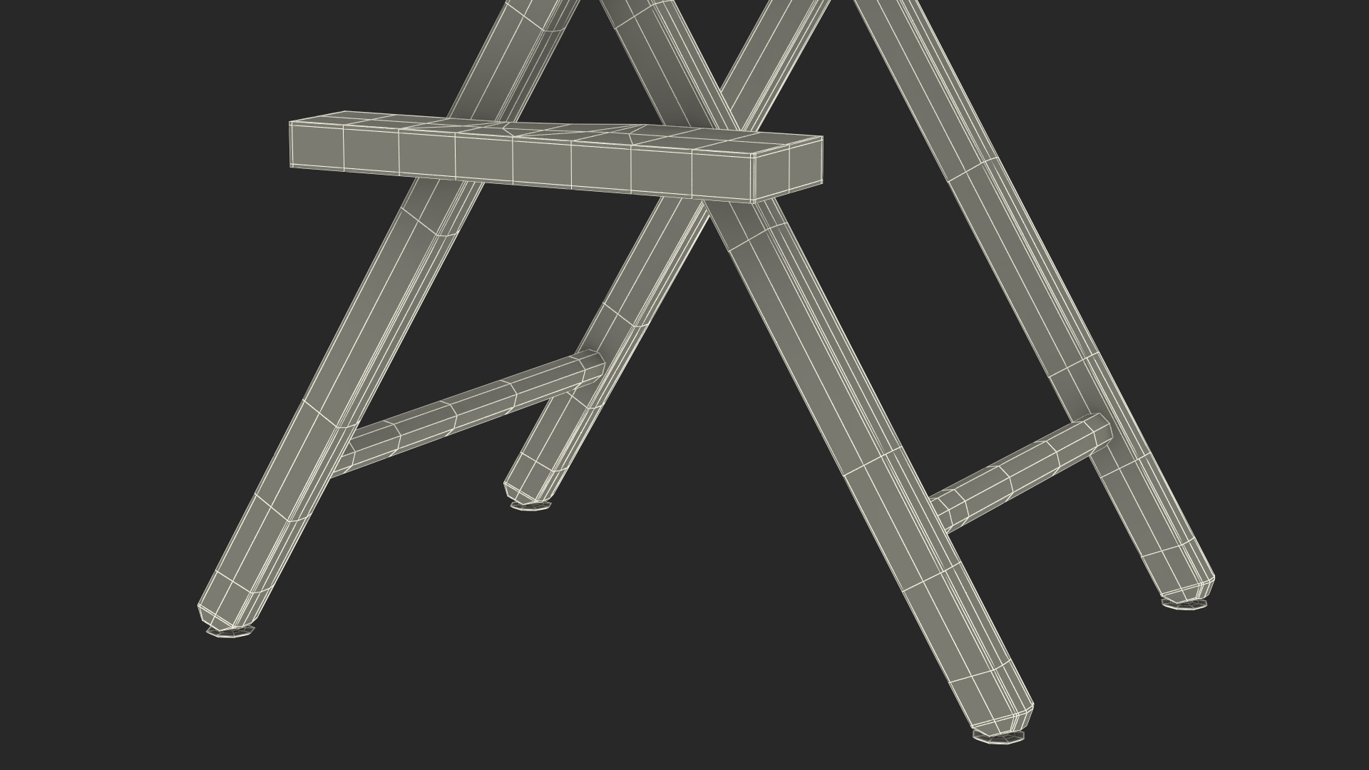 Tall Director Chair 3D model