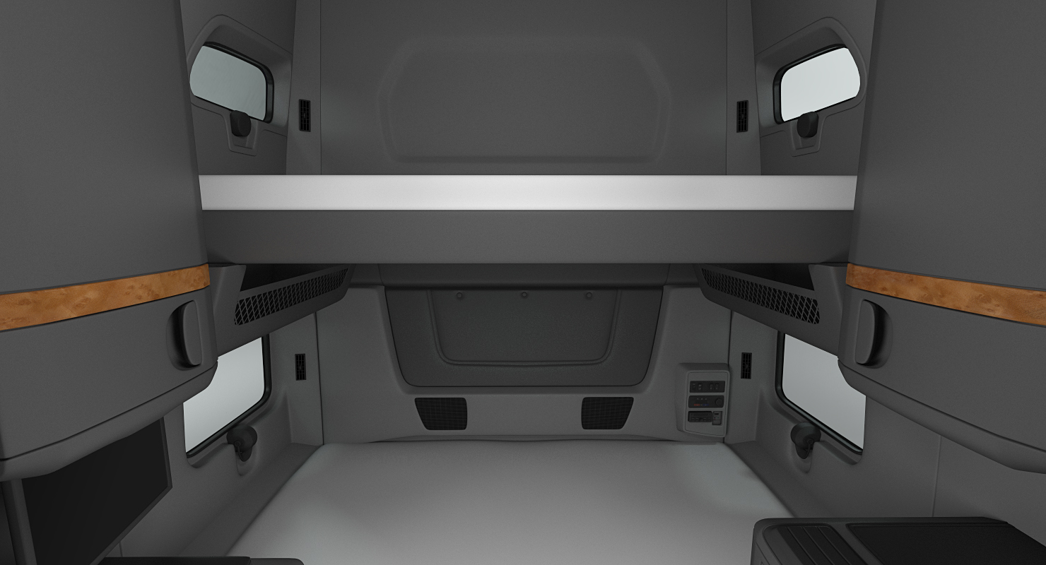 International LT625 with Semi Trailer 3D