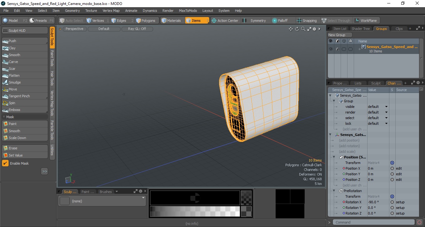 Sensys Gatso Speed and Red Light Camera 3D model