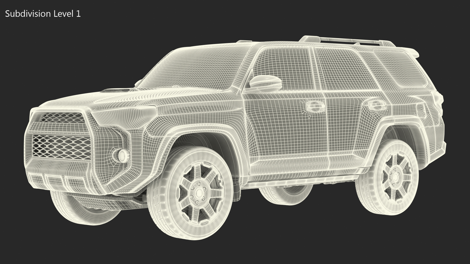 3D model 4x4 SUV Generic