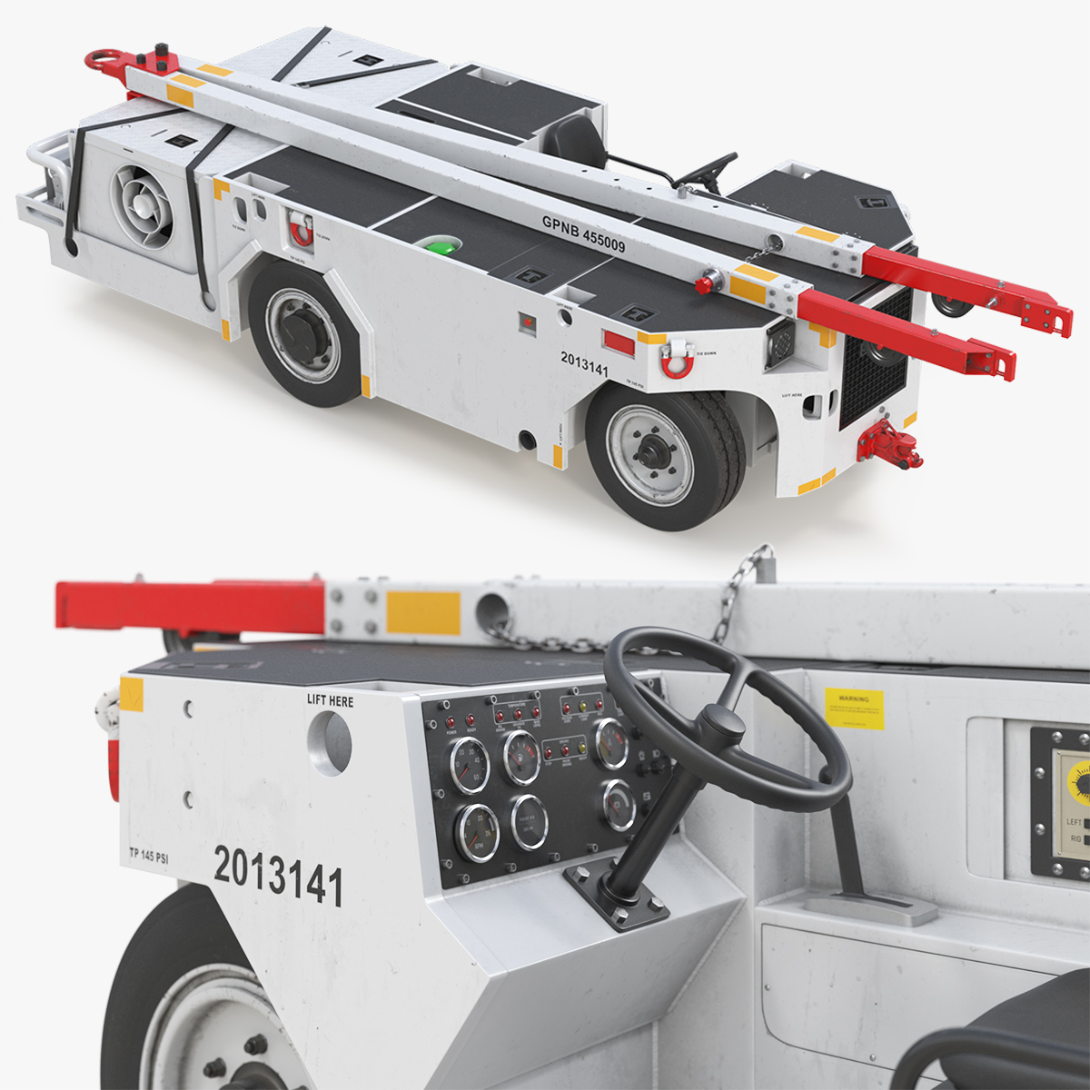 Schopf Long Shipboard Tow Tractor