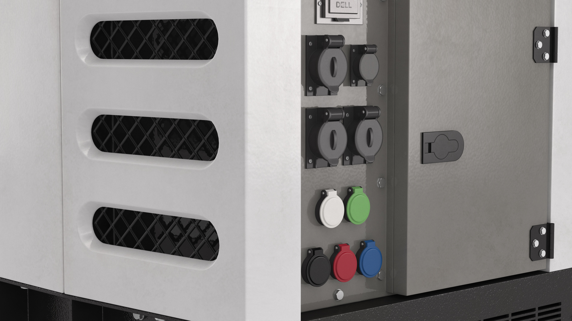 Kohler Generator with Light Mast 3D