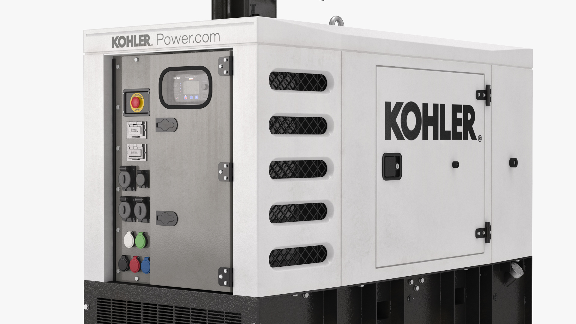 Kohler Generator with Light Mast 3D
