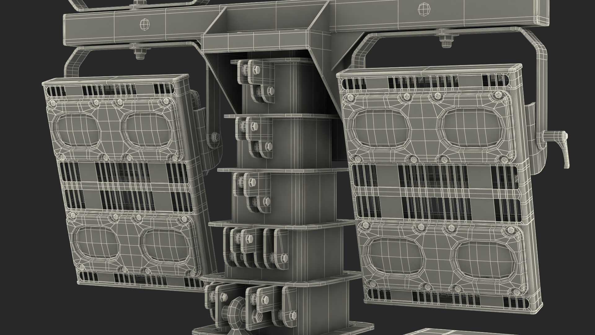 Kohler Generator with Light Mast 3D