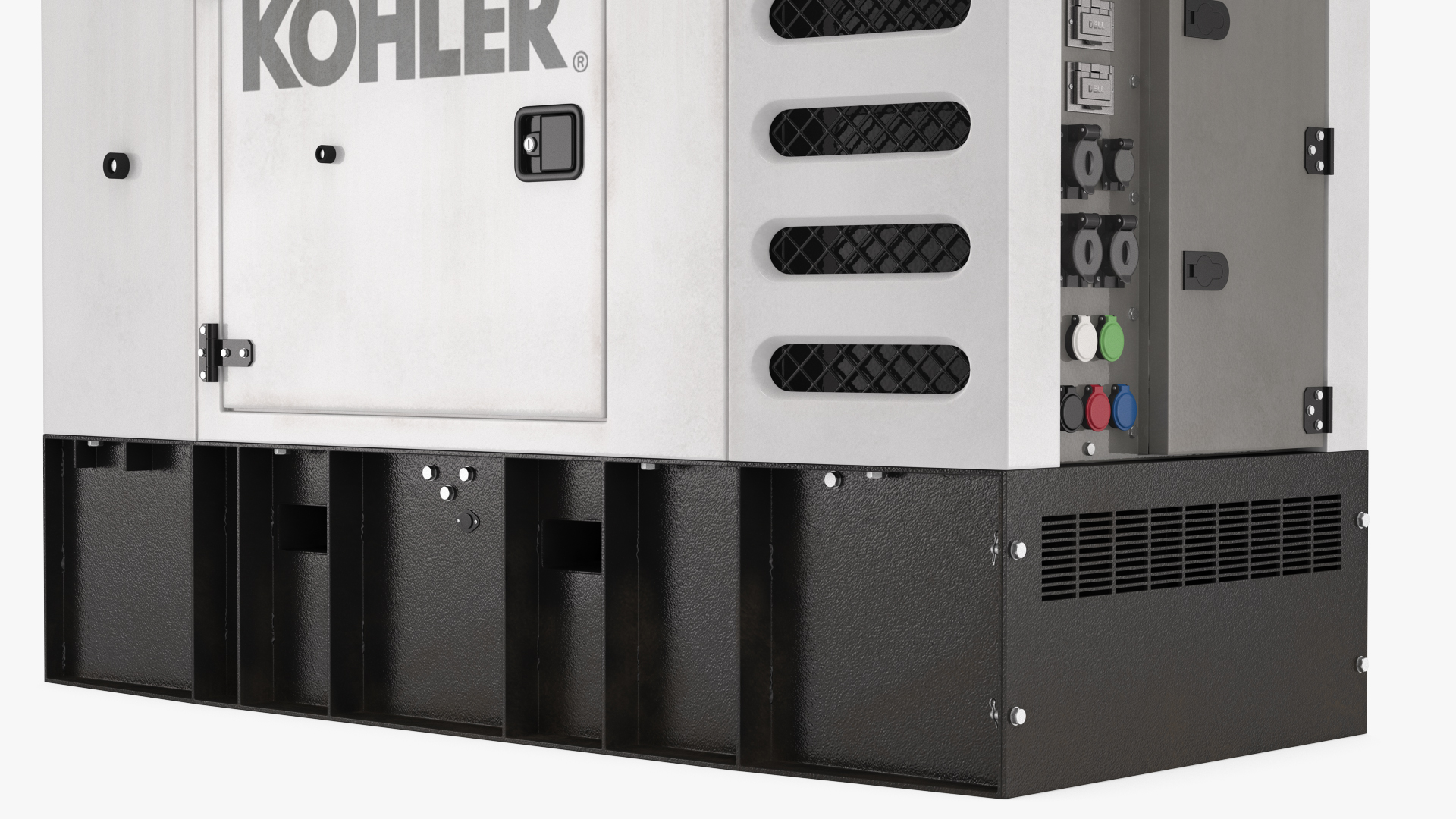 Kohler Generator with Light Mast 3D