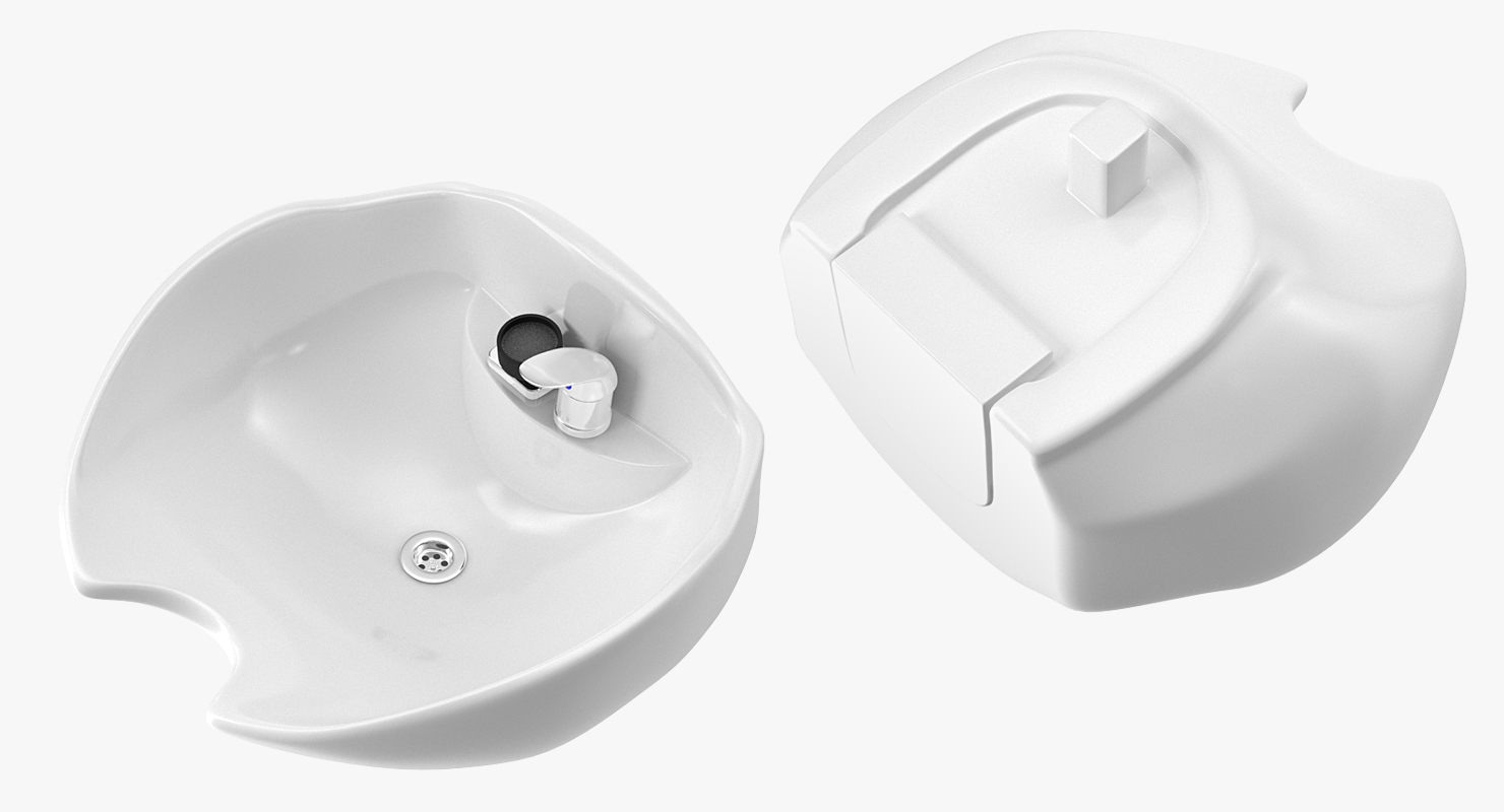 3D model Beauty Salon Shampoo Bowl Sink