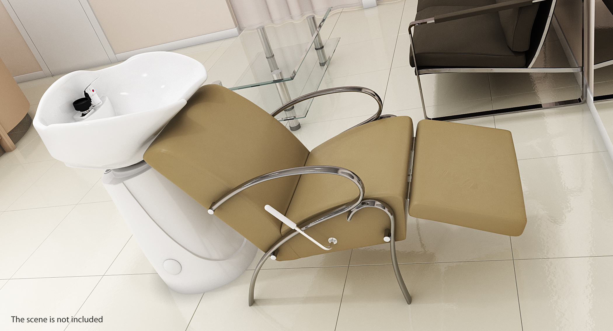 3D model Beauty Salon Shampoo Bowl Sink