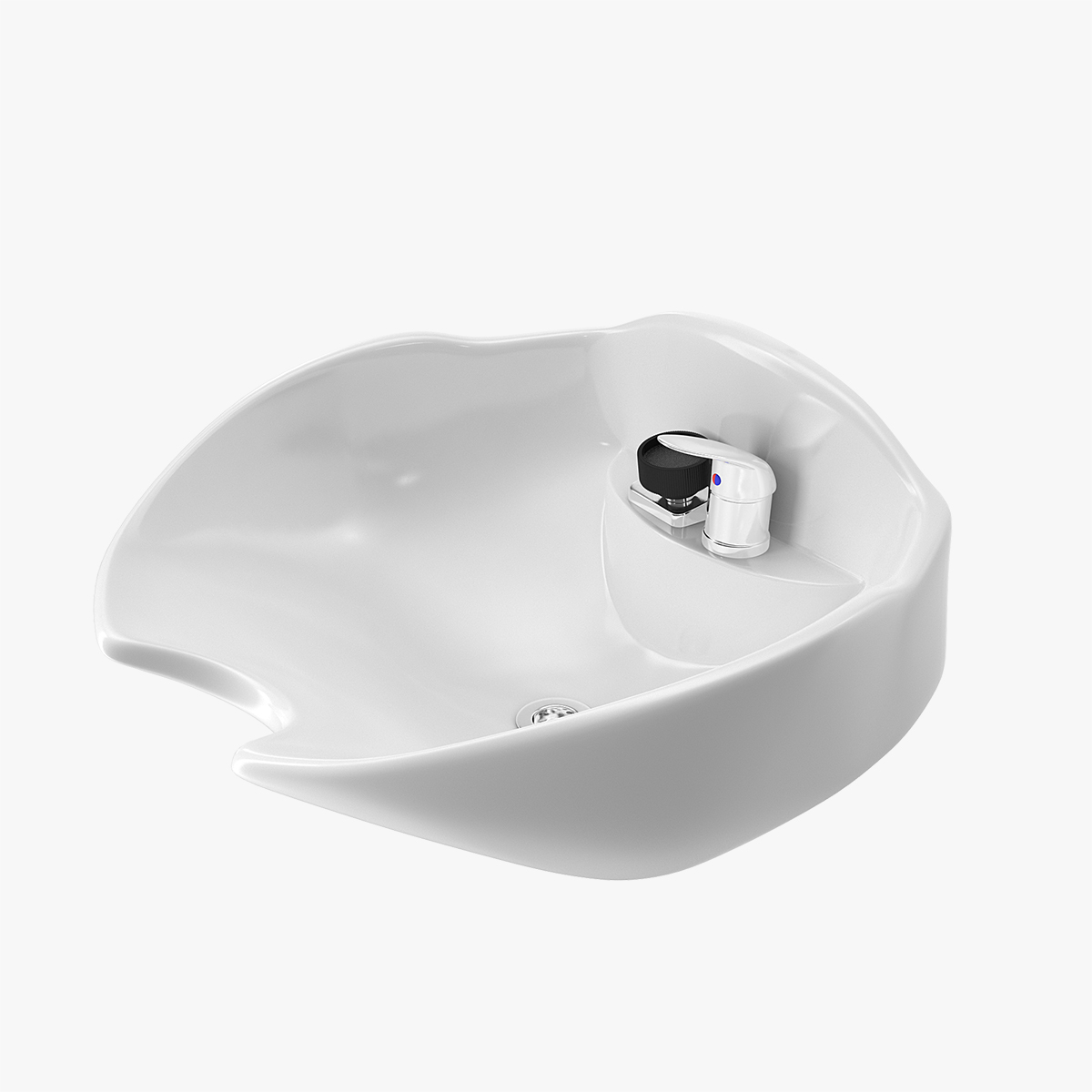 Beauty Salon Shampoo Bowl Sink 3D Model