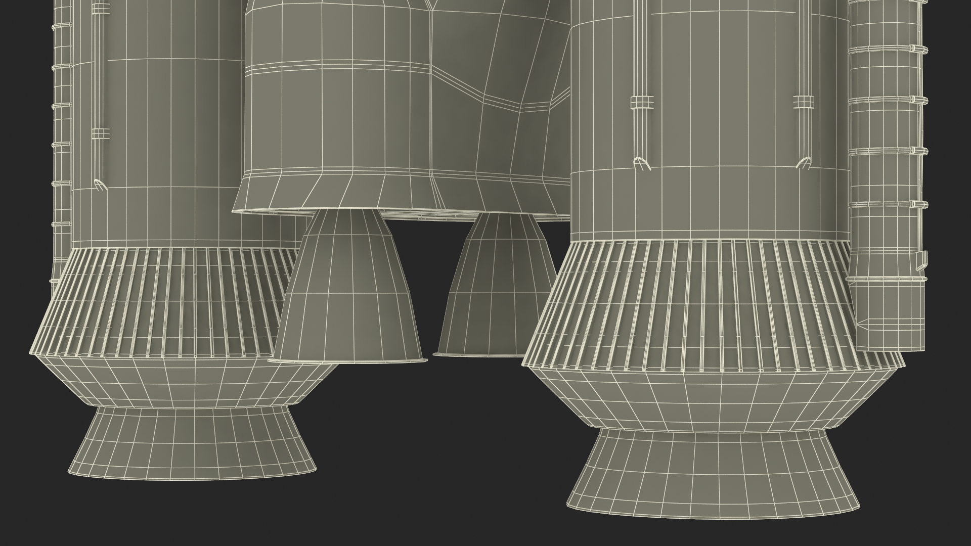 Indian Space Research Rocket GSLV MkIII 3D model