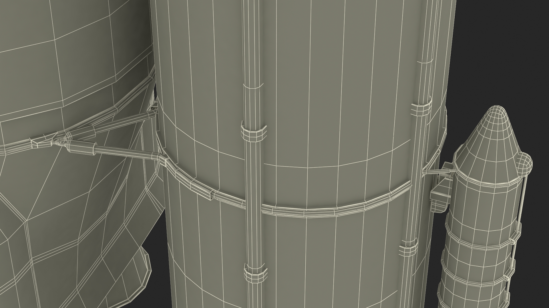 Indian Space Research Rocket GSLV MkIII 3D model