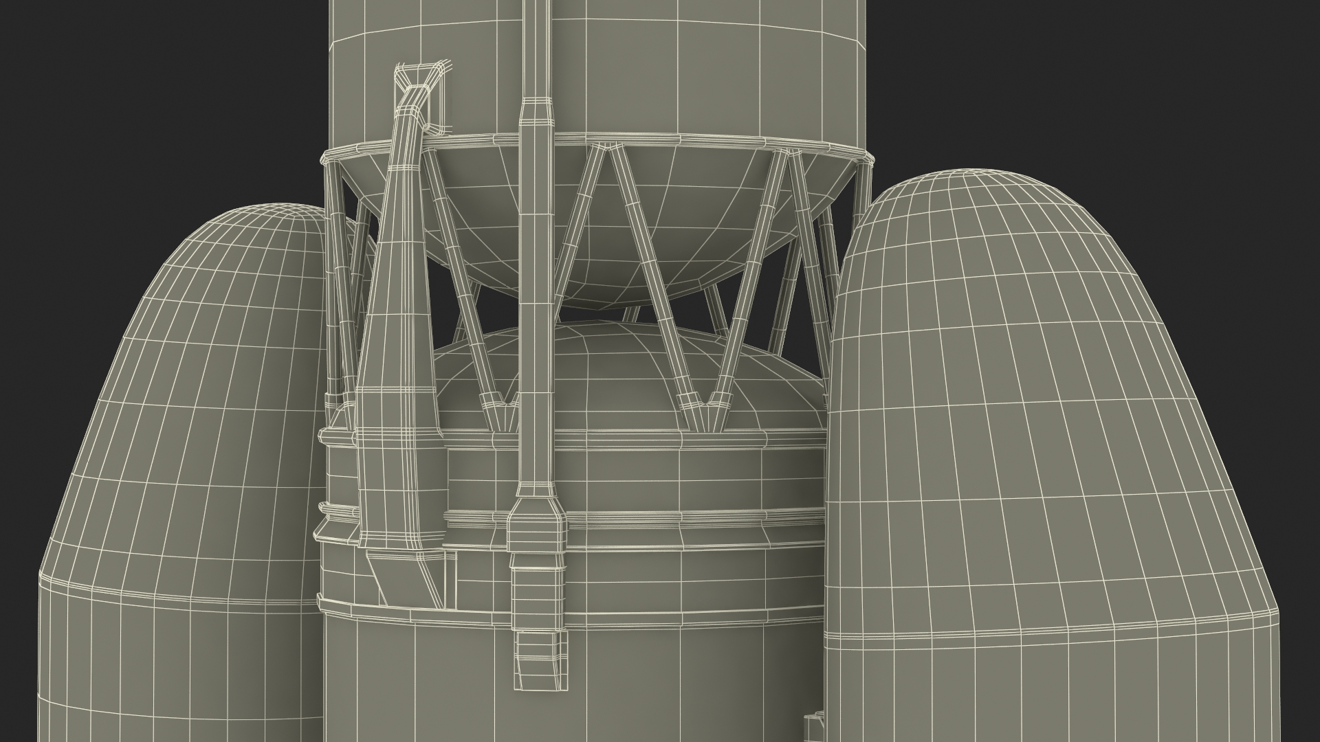 Indian Space Research Rocket GSLV MkIII 3D model
