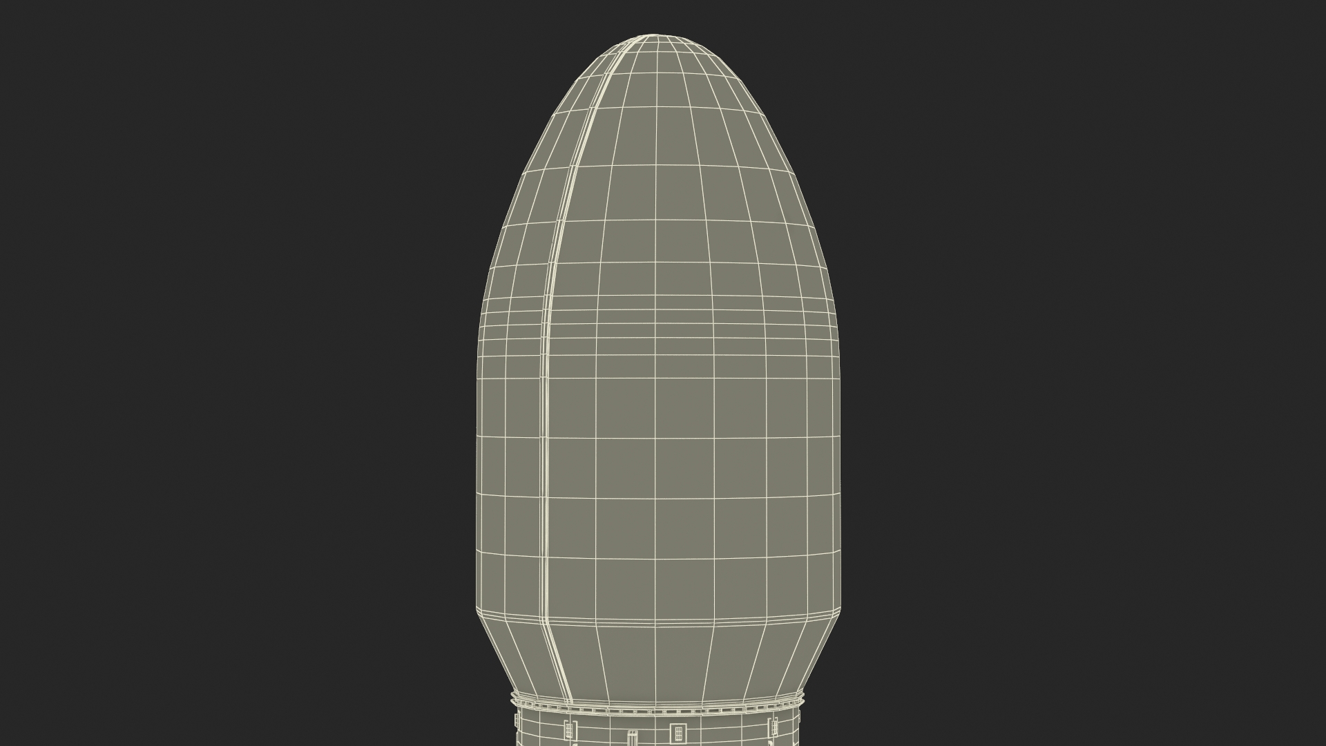 Indian Space Research Rocket GSLV MkIII 3D model