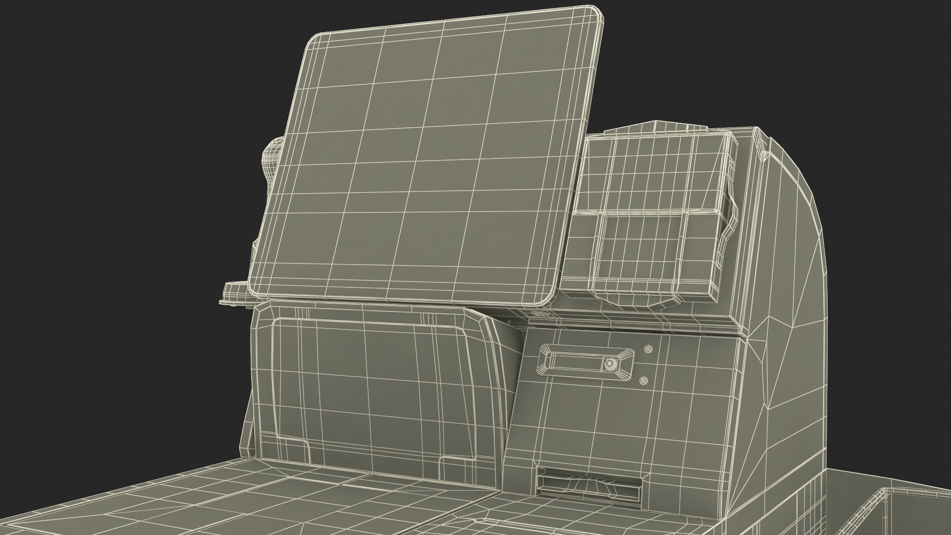 3D model Walmart Self Service Checkout Kiosk