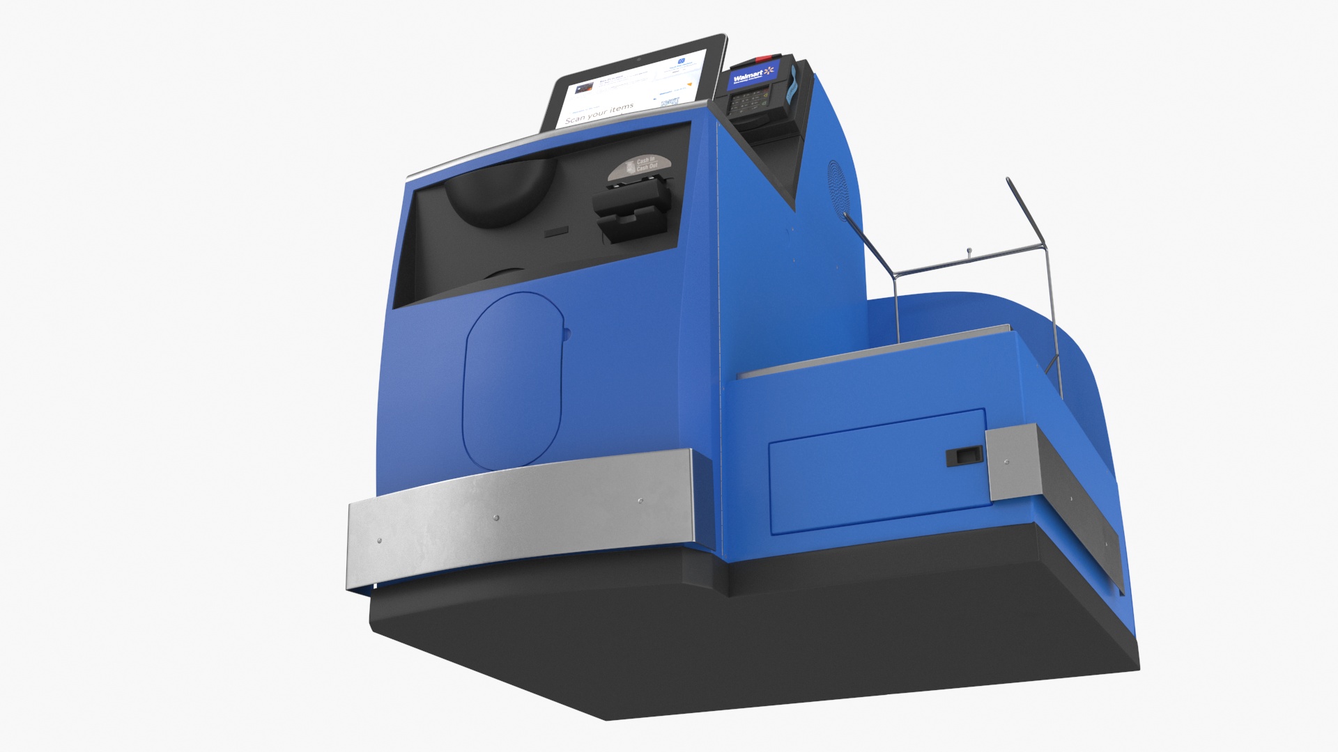 3D model Walmart Self Service Checkout Kiosk