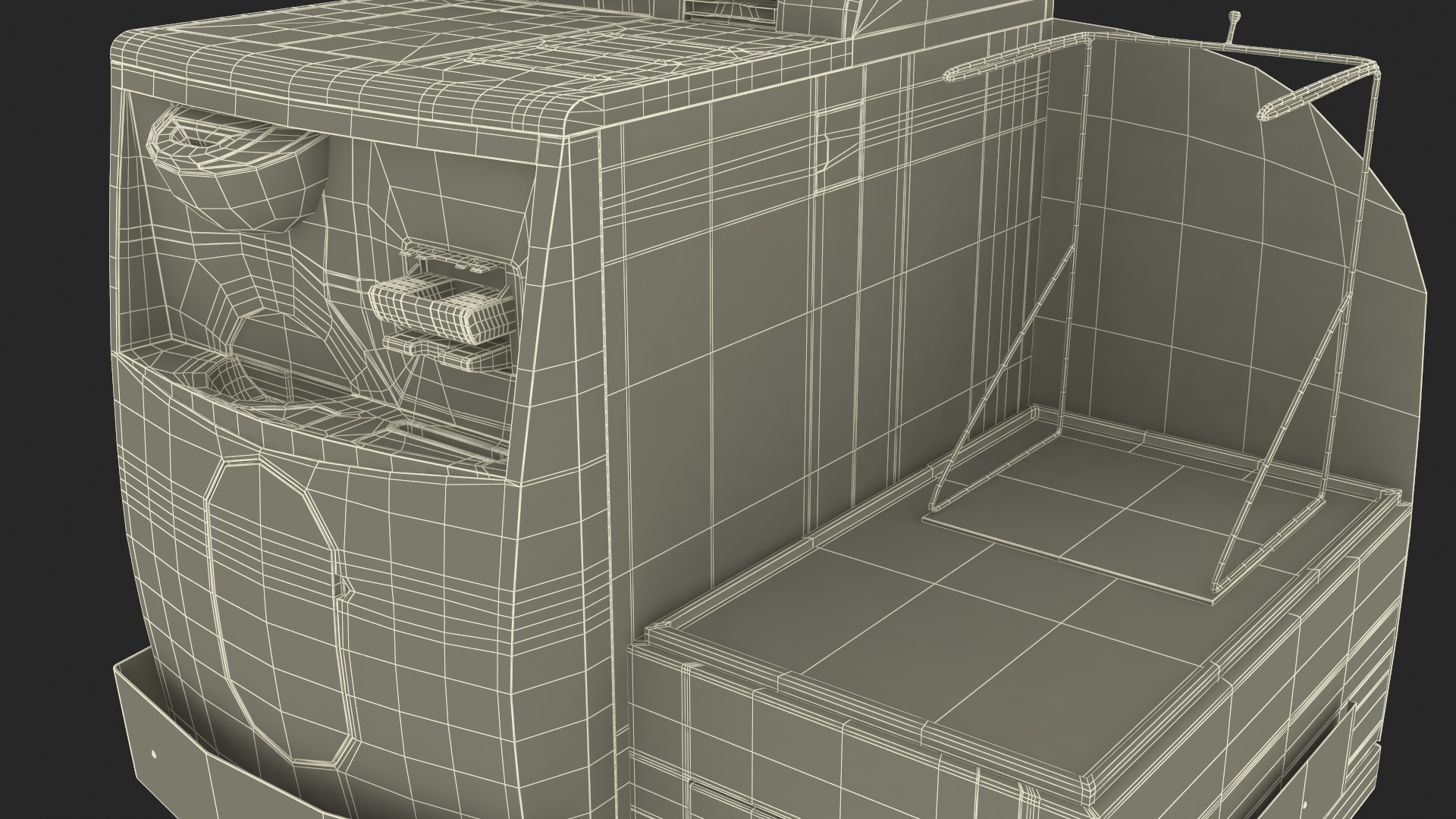 3D model Walmart Self Service Checkout Kiosk