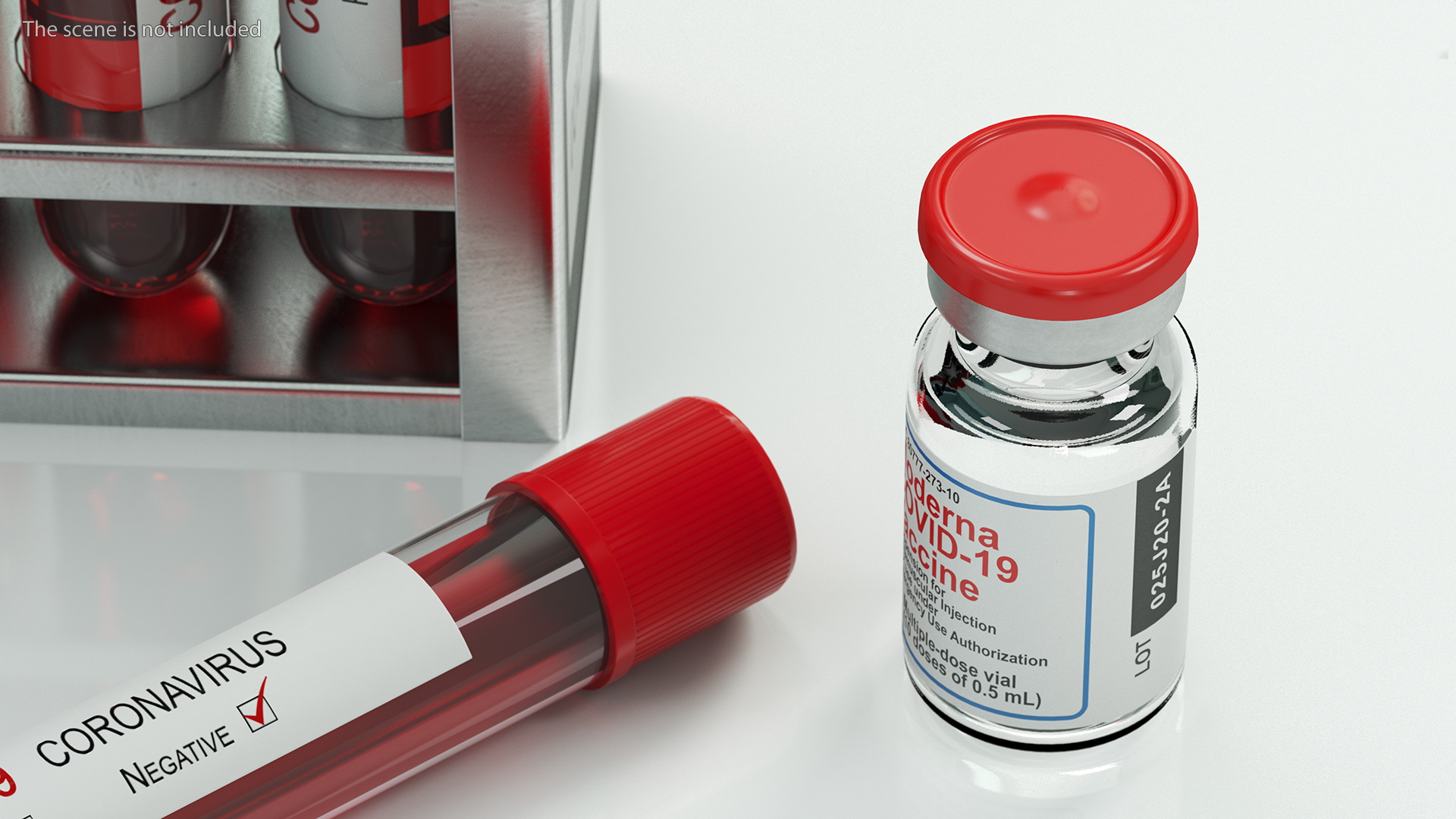3D Moderna Covid19 Vaccine model