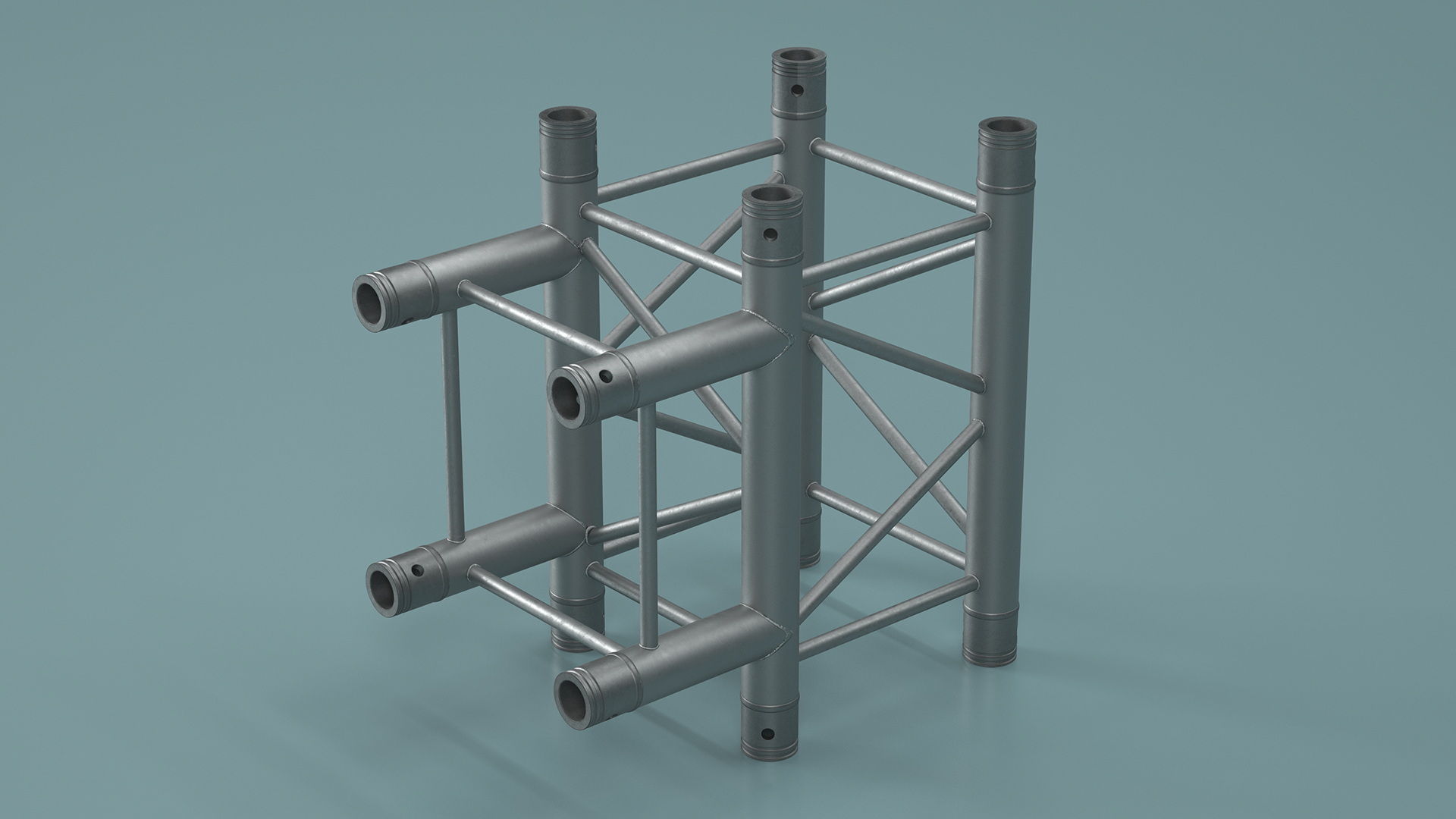 3D Industrial Square Truss Modular
