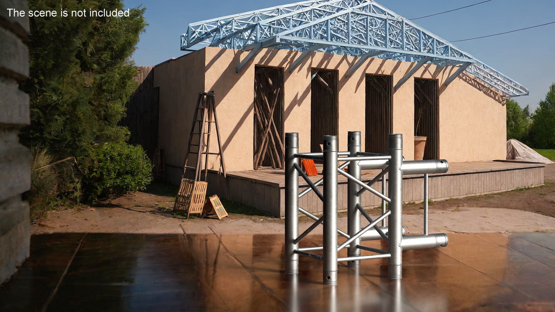 3D Industrial Square Truss Modular