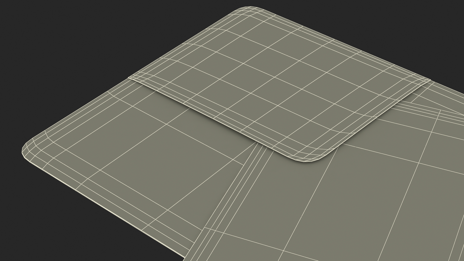 3D Hotel Room Keycard Gold Open model