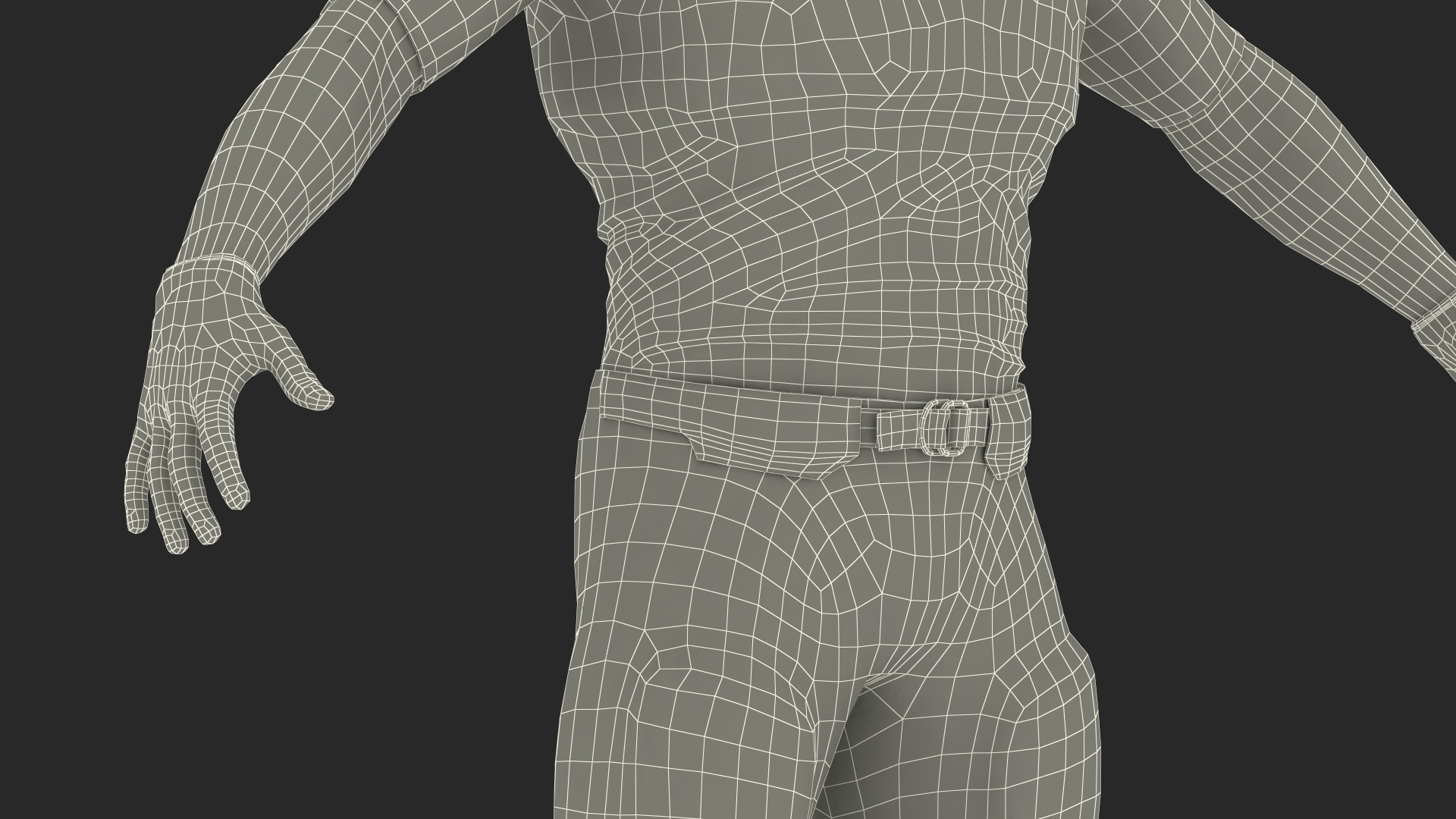 Red Uniform T-Pose American Football Players 3D model