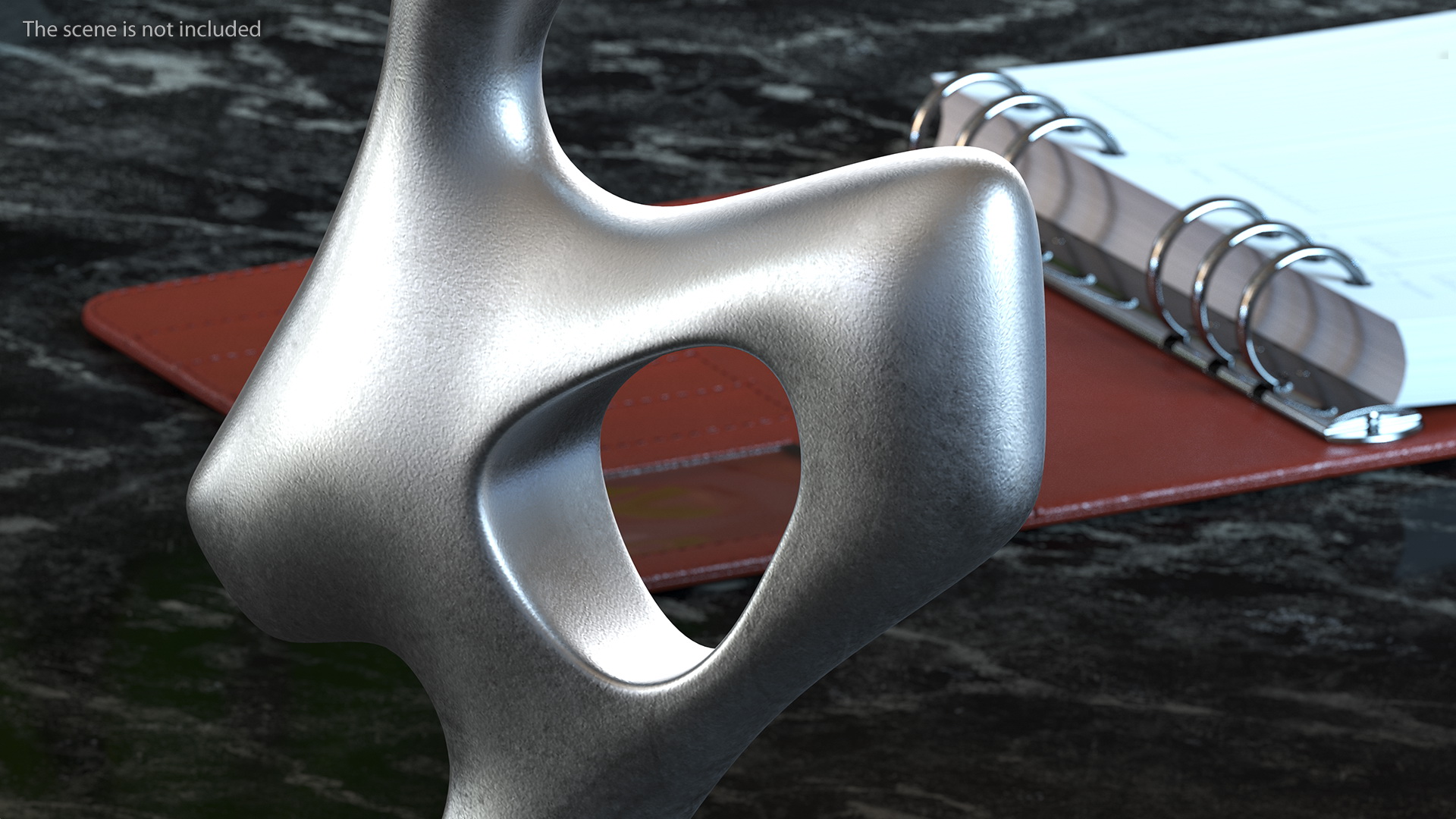 Home Decor Sculpture Silver 3D